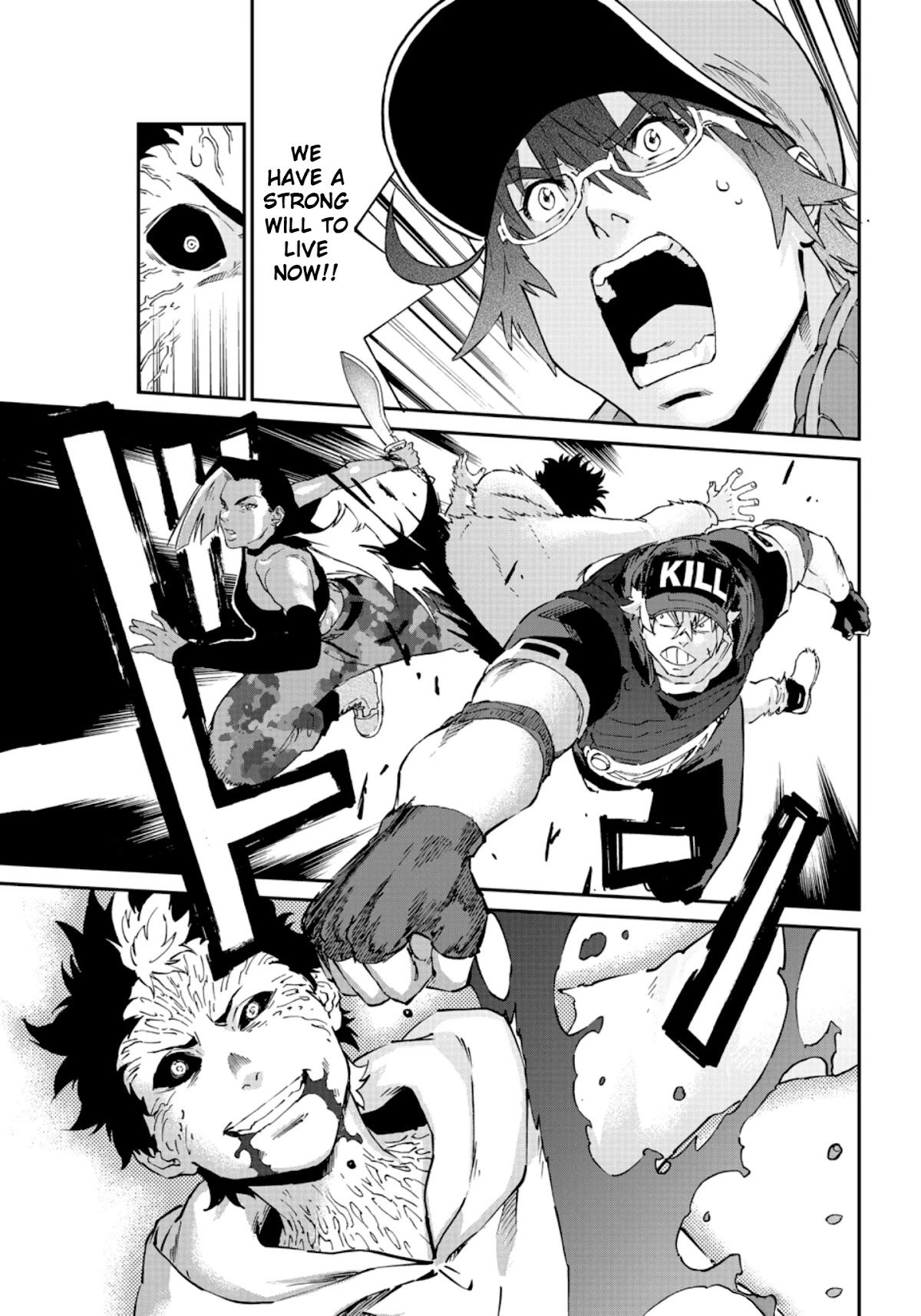 Hataraku Saibou BLACK Chapter 48 page 13 - Chapter 48: Brain Metastasis, Willpower, Work [END]