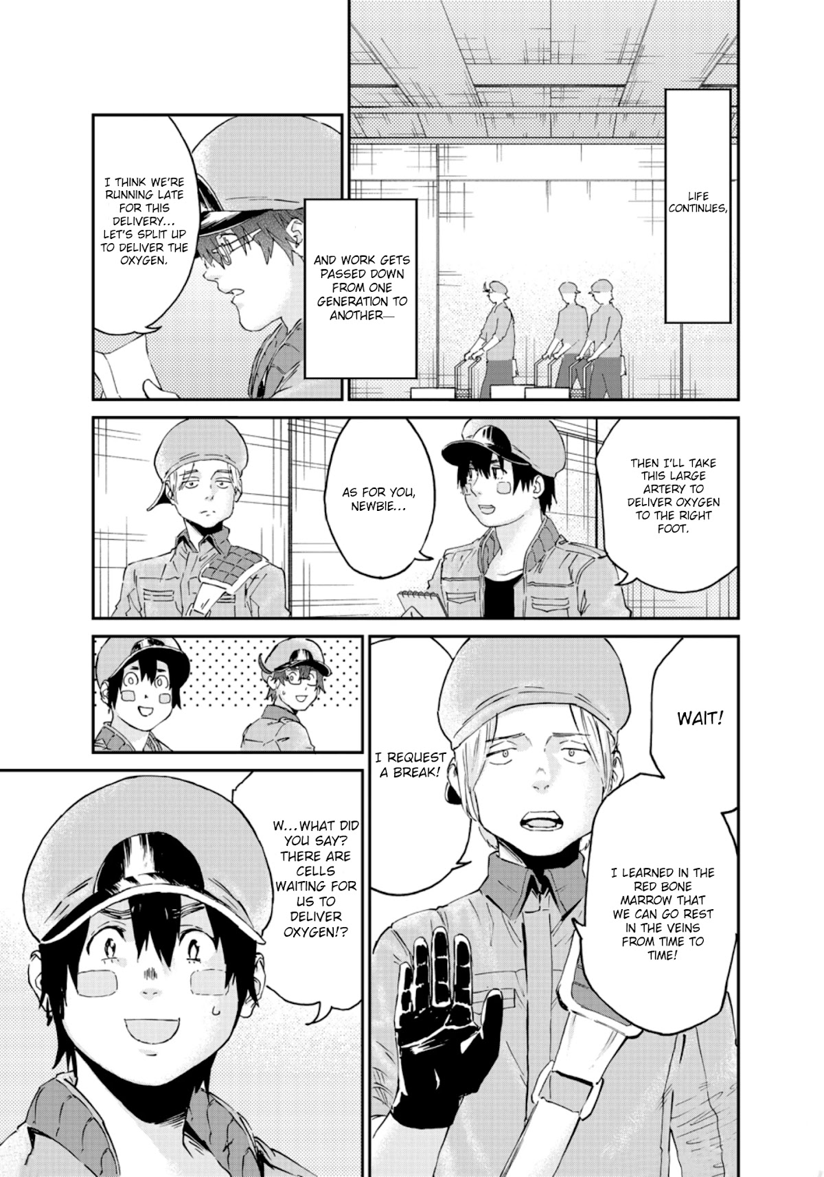Hataraku Saibou BLACK Chapter 48 page 23 - Chapter 48: Brain Metastasis, Willpower, Work [END]