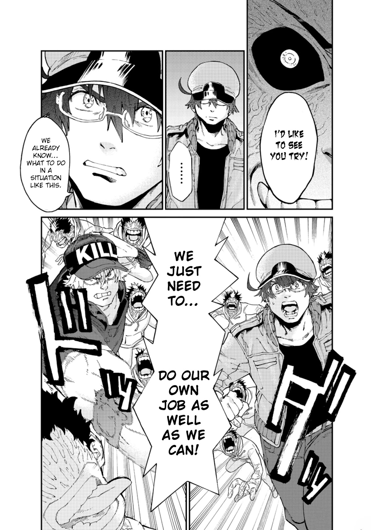 Hataraku Saibou BLACK Chapter 48 page 5 - Chapter 48: Brain Metastasis, Willpower, Work [END]