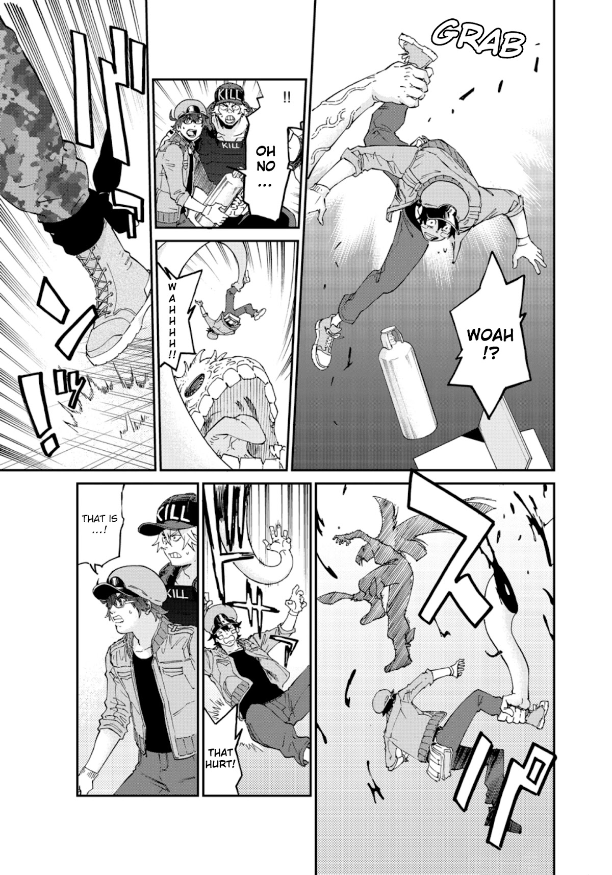 Hataraku Saibou BLACK Chapter 48 page 9 - Chapter 48: Brain Metastasis, Willpower, Work [END]