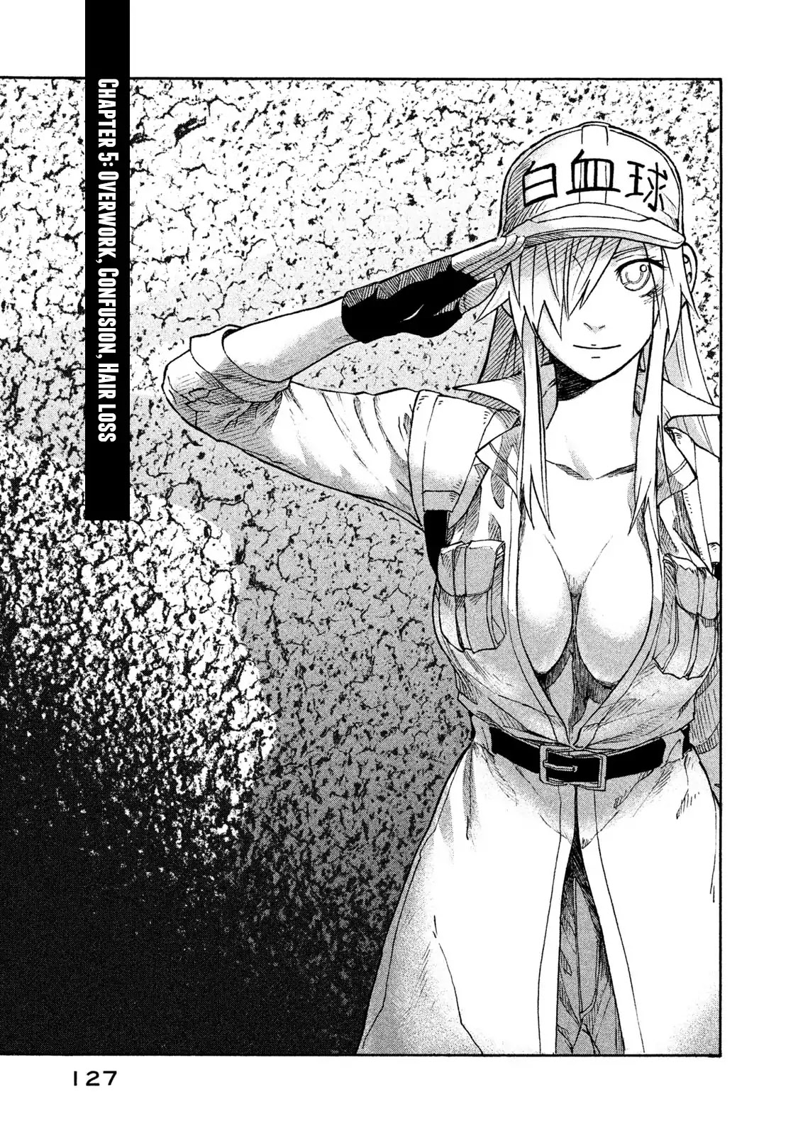 Hataraku Saibou BLACK Chapter 5 page 1 - Chapter 5: Overwork, Confusion, Hair Loss