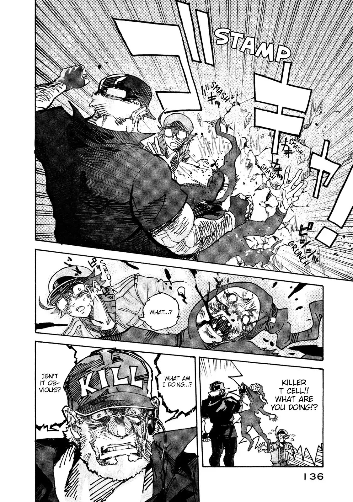 Hataraku Saibou BLACK Chapter 5 page 10 - Chapter 5: Overwork, Confusion, Hair Loss