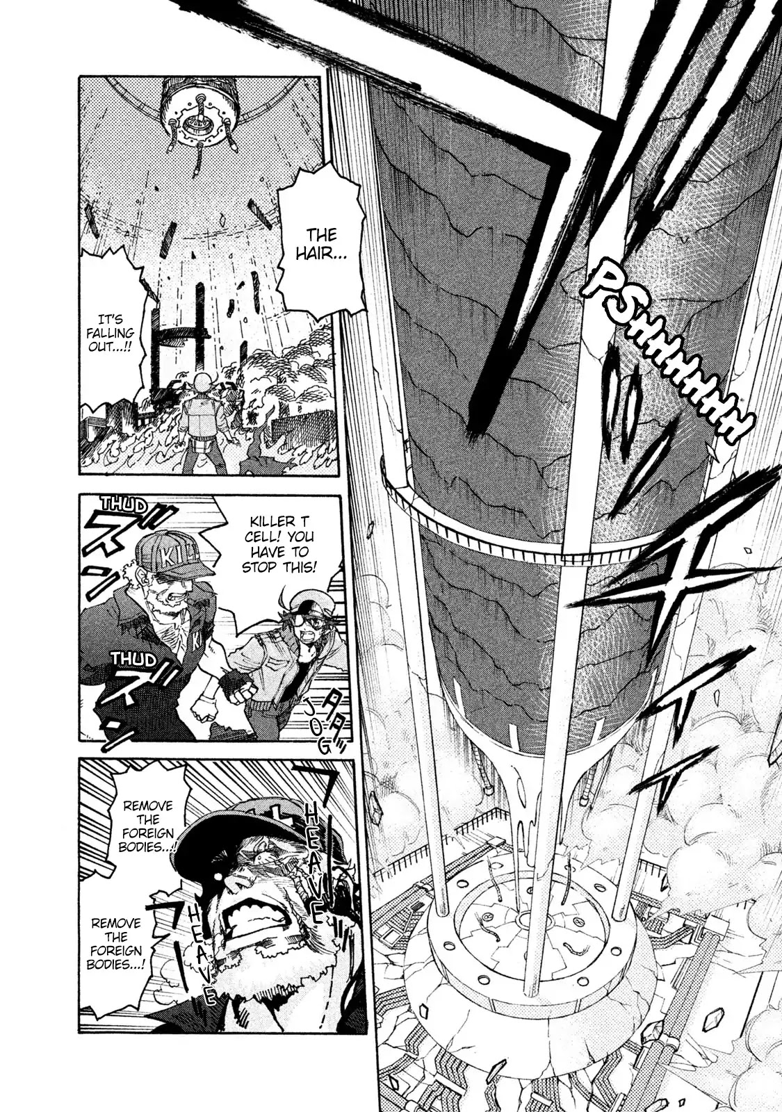 Hataraku Saibou BLACK Chapter 5 page 12 - Chapter 5: Overwork, Confusion, Hair Loss