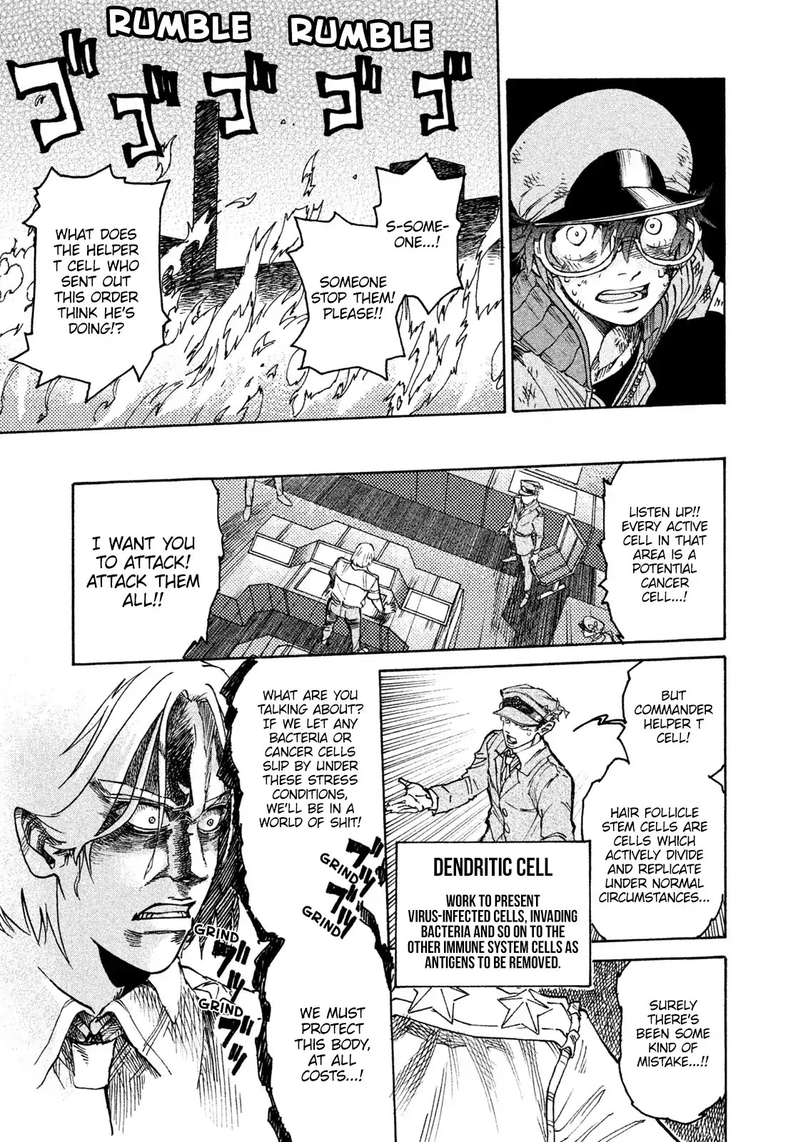 Hataraku Saibou BLACK Chapter 5 page 13 - Chapter 5: Overwork, Confusion, Hair Loss