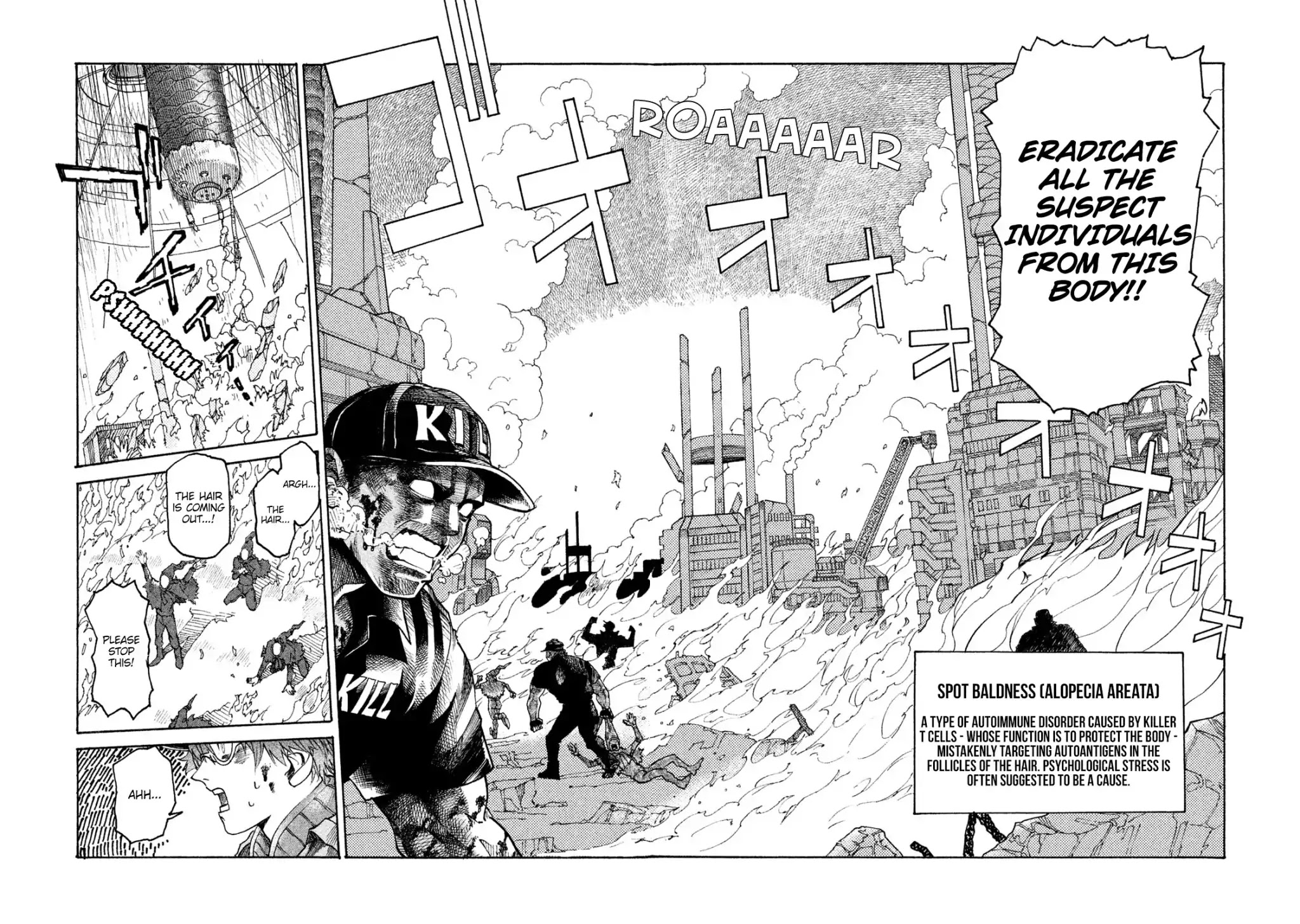 Hataraku Saibou BLACK Chapter 5 page 14 - Chapter 5: Overwork, Confusion, Hair Loss