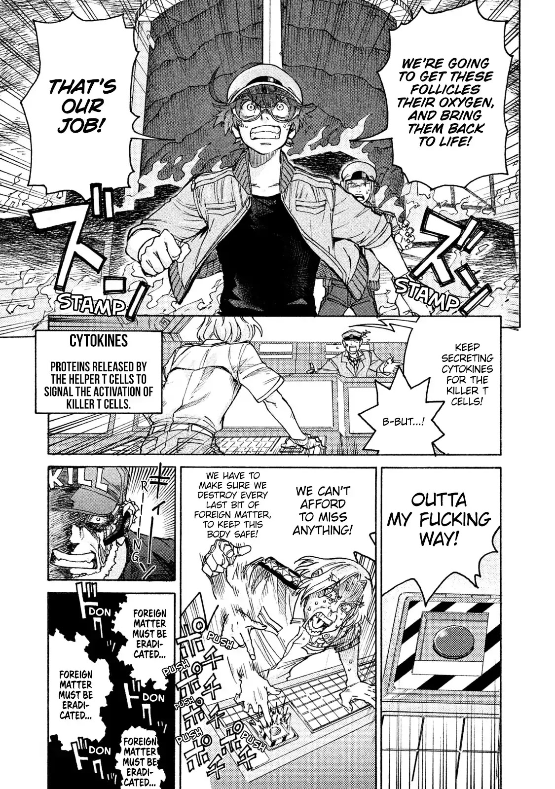 Hataraku Saibou BLACK Chapter 5 page 16 - Chapter 5: Overwork, Confusion, Hair Loss