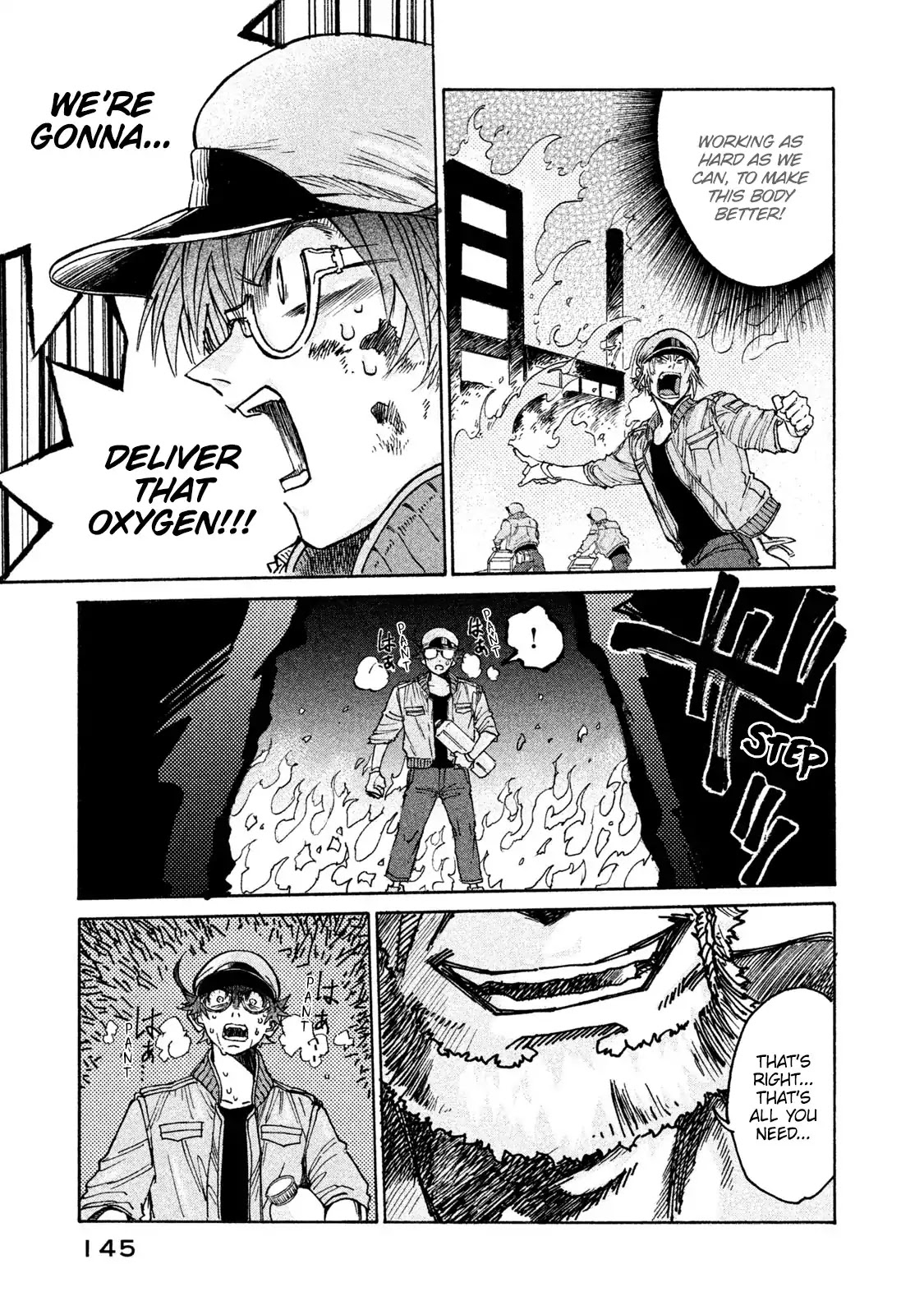 Hataraku Saibou BLACK Chapter 5 page 18 - Chapter 5: Overwork, Confusion, Hair Loss