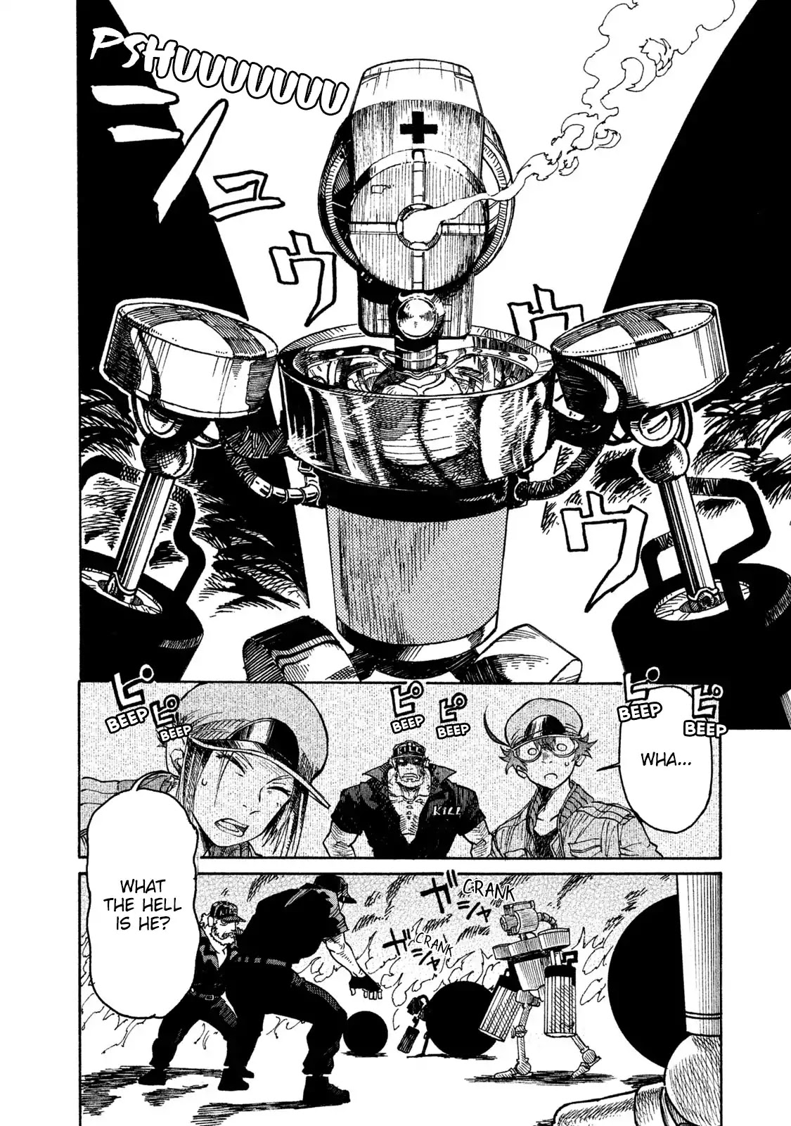 Hataraku Saibou BLACK Chapter 5 page 21 - Chapter 5: Overwork, Confusion, Hair Loss