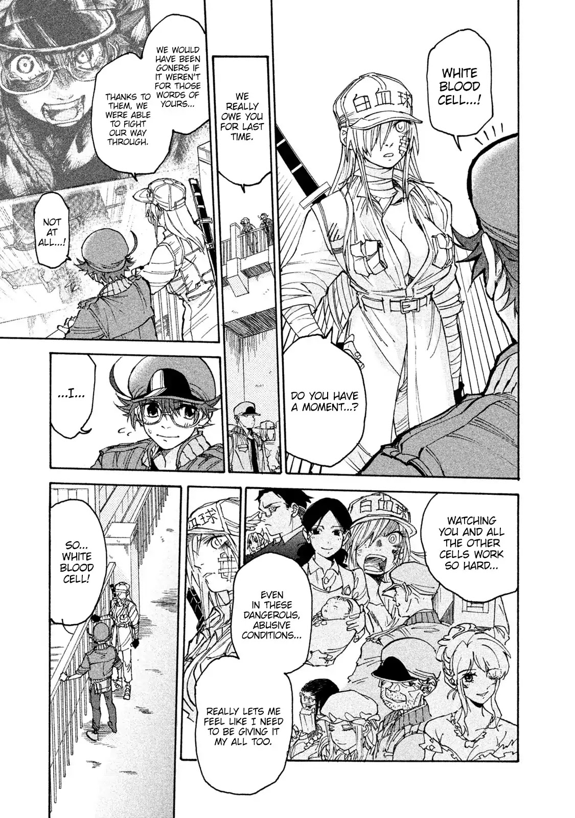 Hataraku Saibou BLACK Chapter 5 page 3 - Chapter 5: Overwork, Confusion, Hair Loss