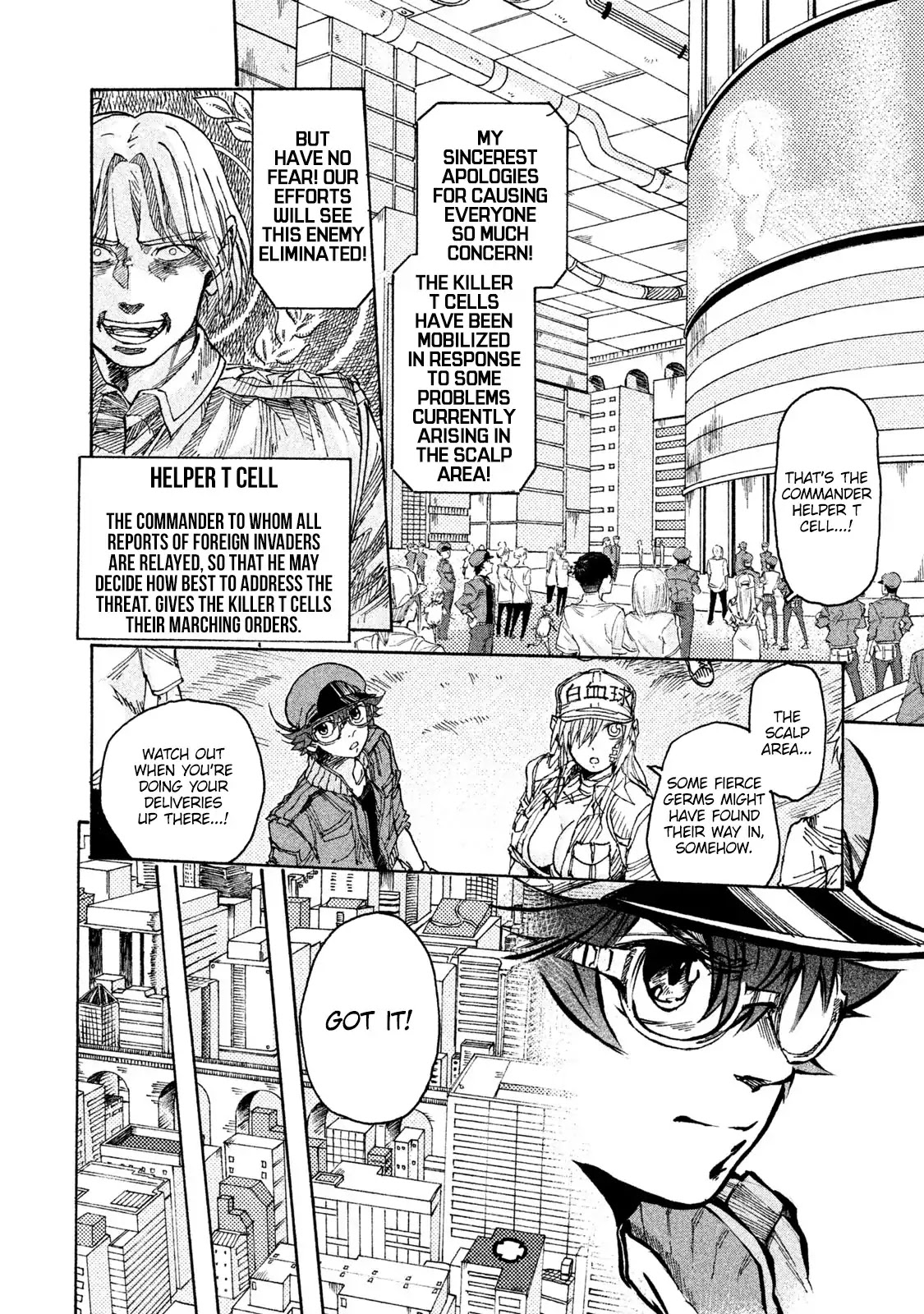Hataraku Saibou BLACK Chapter 5 page 6 - Chapter 5: Overwork, Confusion, Hair Loss