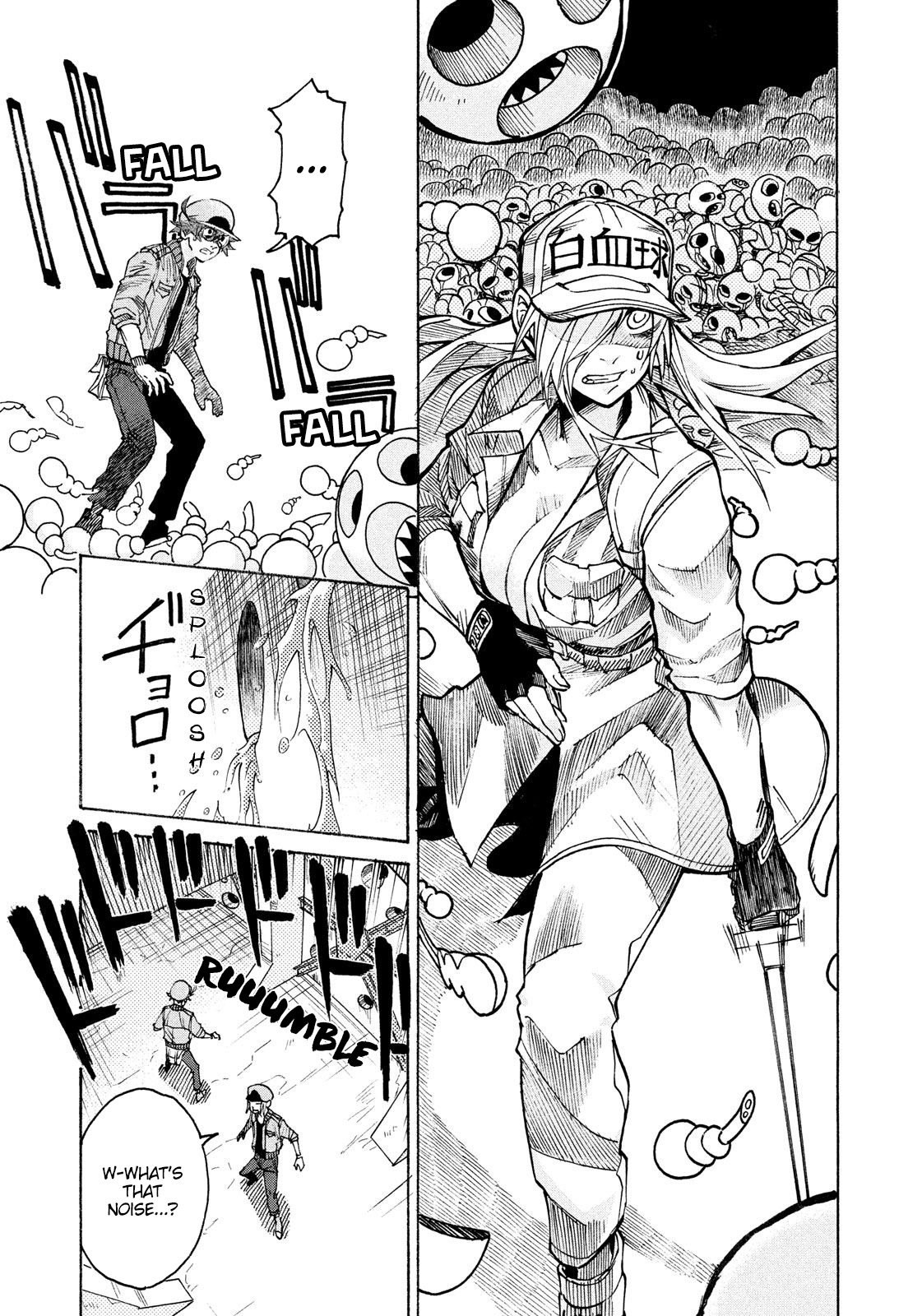 Hataraku Saibou BLACK Chapter 6 page 21 - Chapter 6: Abnormalities, Athlete's Foot, A reason for working