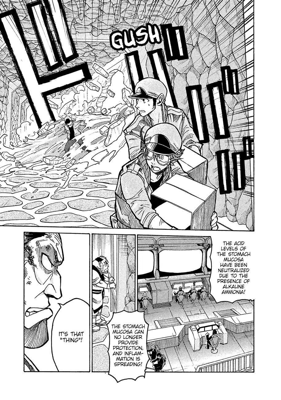 Hataraku Saibou BLACK Chapter 7 page 15 - Chapter 7: Stomach Ulcer, Friendship and Loss