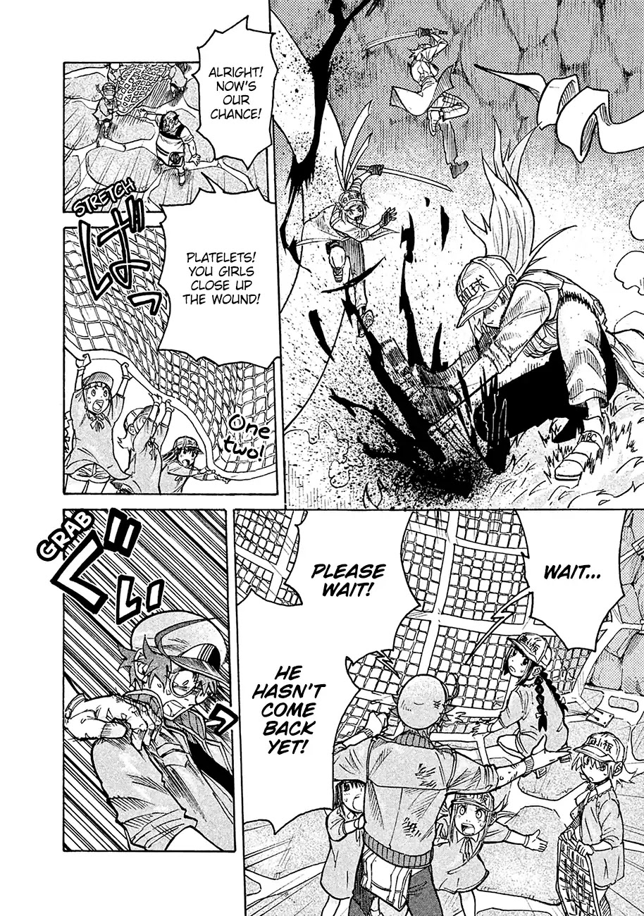 Hataraku Saibou BLACK Chapter 7 page 24 - Chapter 7: Stomach Ulcer, Friendship and Loss