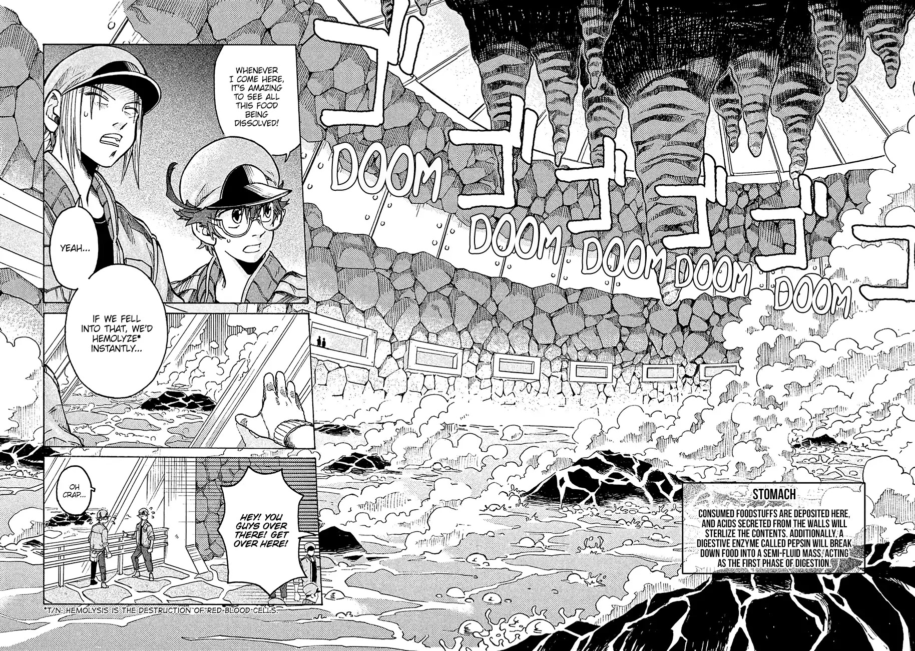 Hataraku Saibou BLACK Chapter 7 page 3 - Chapter 7: Stomach Ulcer, Friendship and Loss