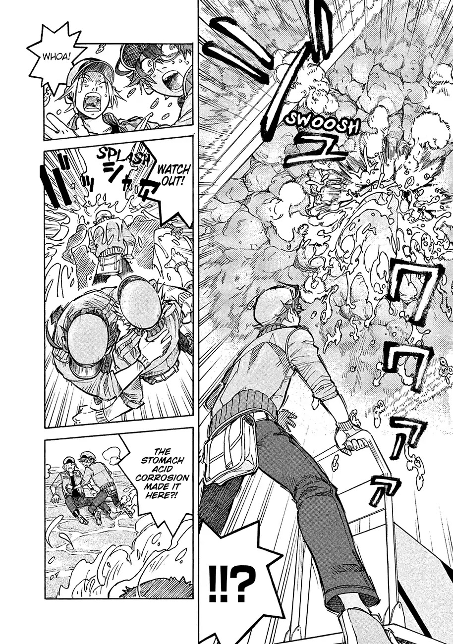 Hataraku Saibou BLACK Chapter 7 page 8 - Chapter 7: Stomach Ulcer, Friendship and Loss