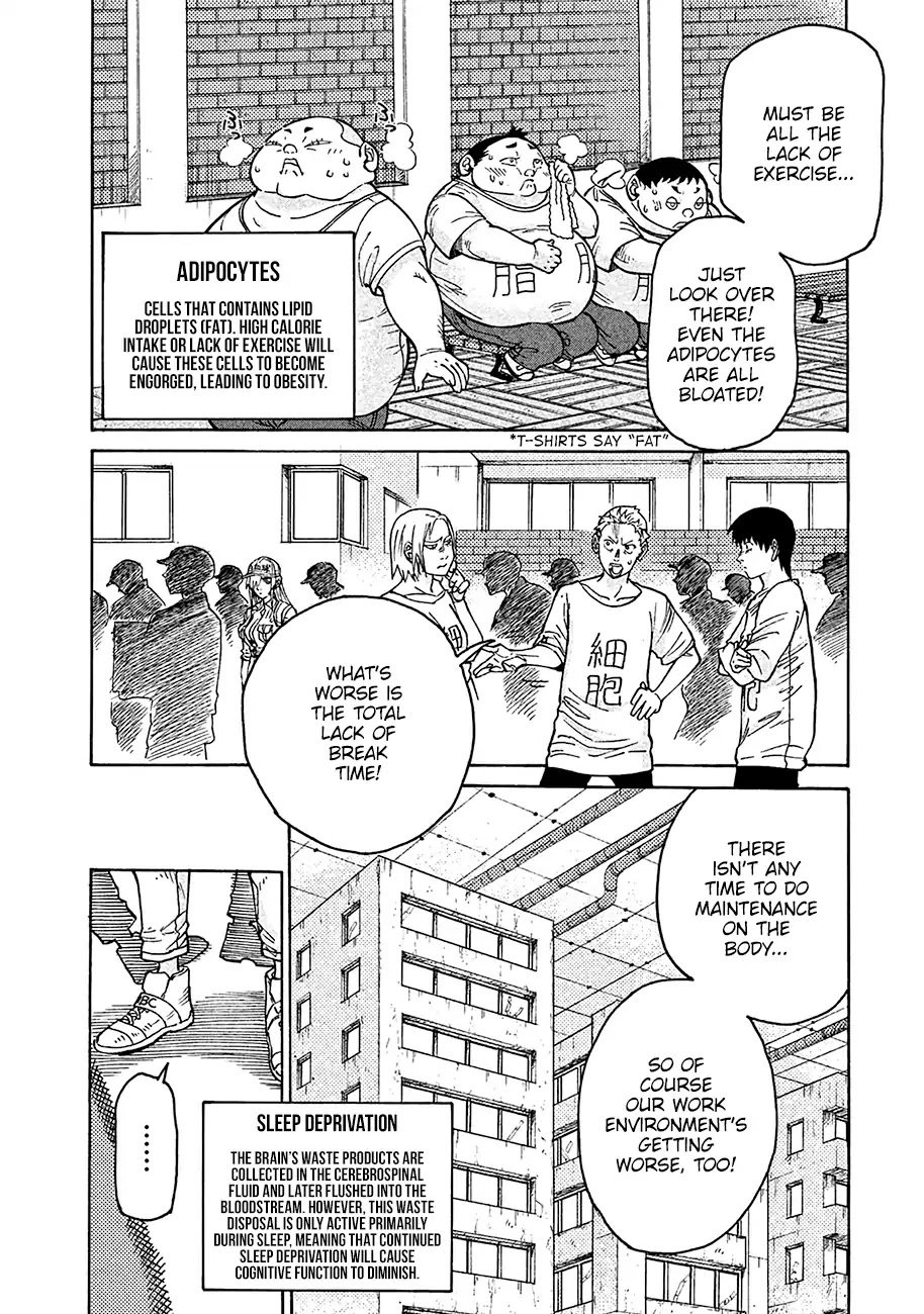 Hataraku Saibou BLACK Chapter 8 page 5 - Chapter 8: Despair, Gout, Mutiny