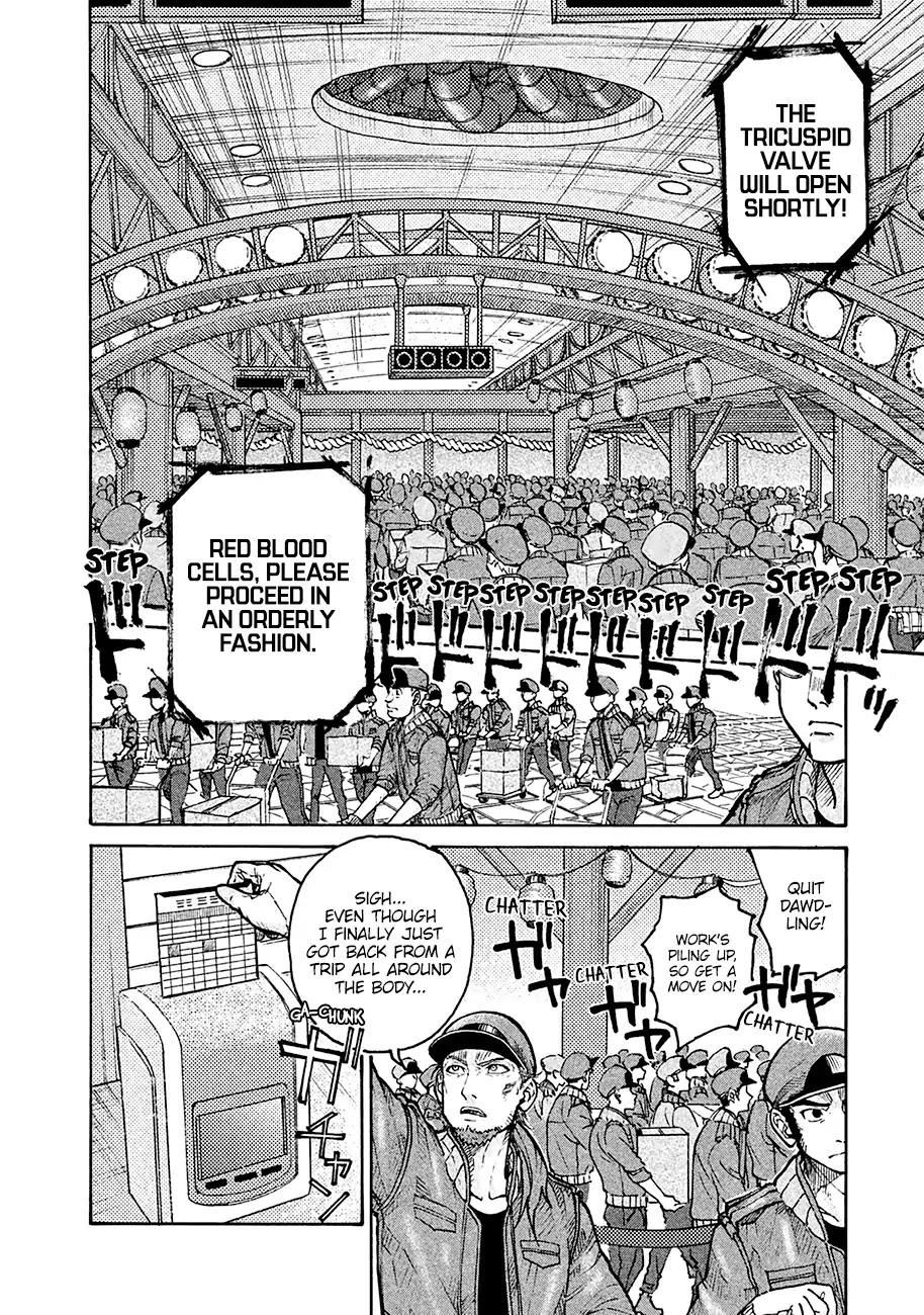 Hataraku Saibou BLACK Chapter 9 page 3 - Chapter 9: Return, Heart, Demise