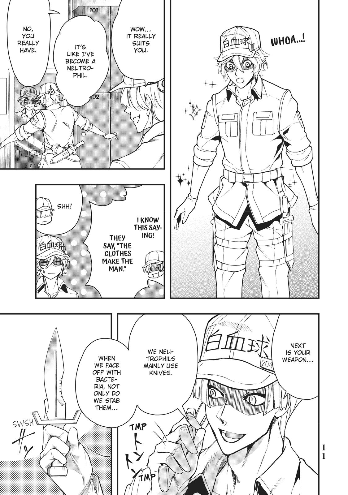 Hataraku Saibou WHITE Chapter 1 page 12 - Chapter 1