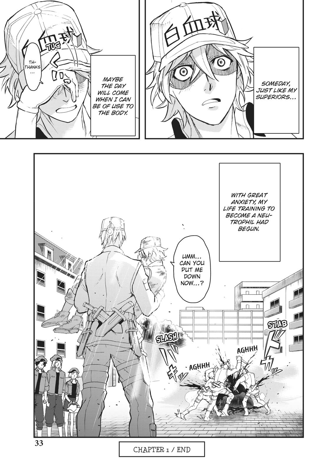 Hataraku Saibou WHITE Chapter 1 page 32 - Chapter 1