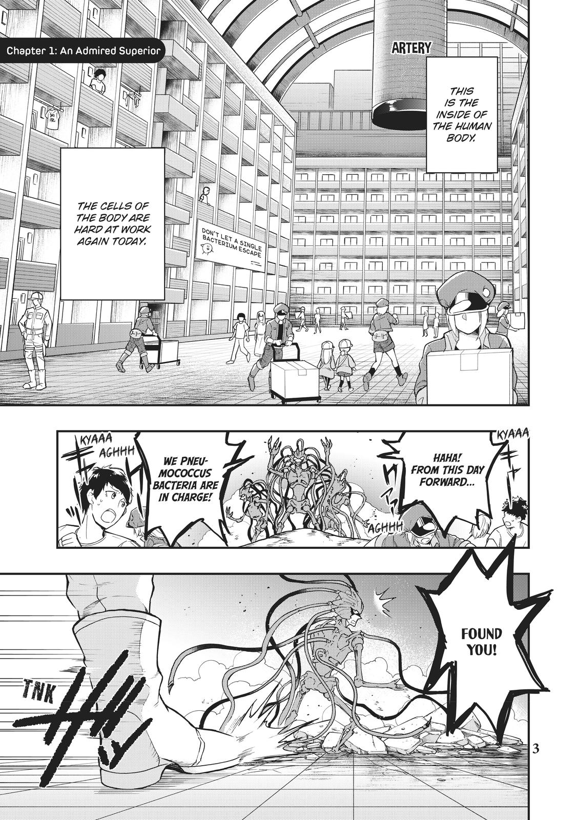 Hataraku Saibou WHITE Chapter 1 page 4 - Chapter 1