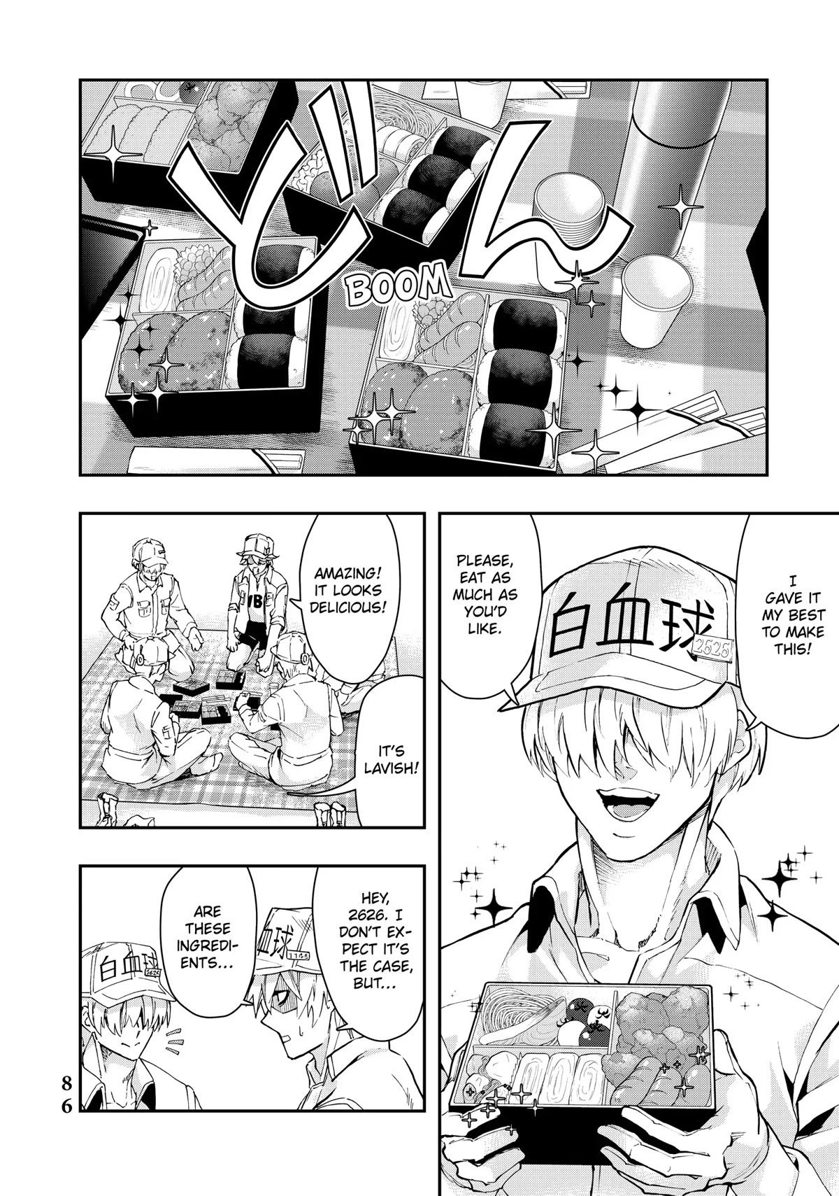 Hataraku Saibou WHITE Chapter 10 page 12 - Chapter 10