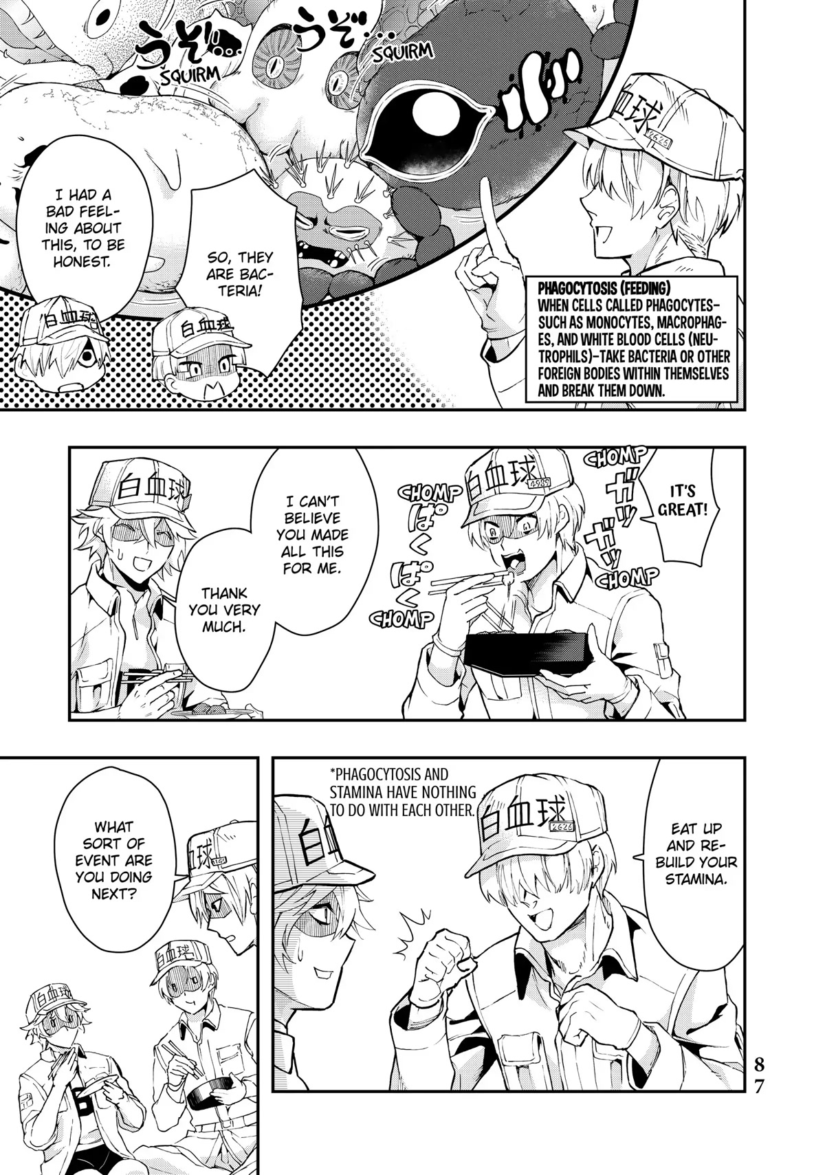 Hataraku Saibou WHITE Chapter 10 page 13 - Chapter 10