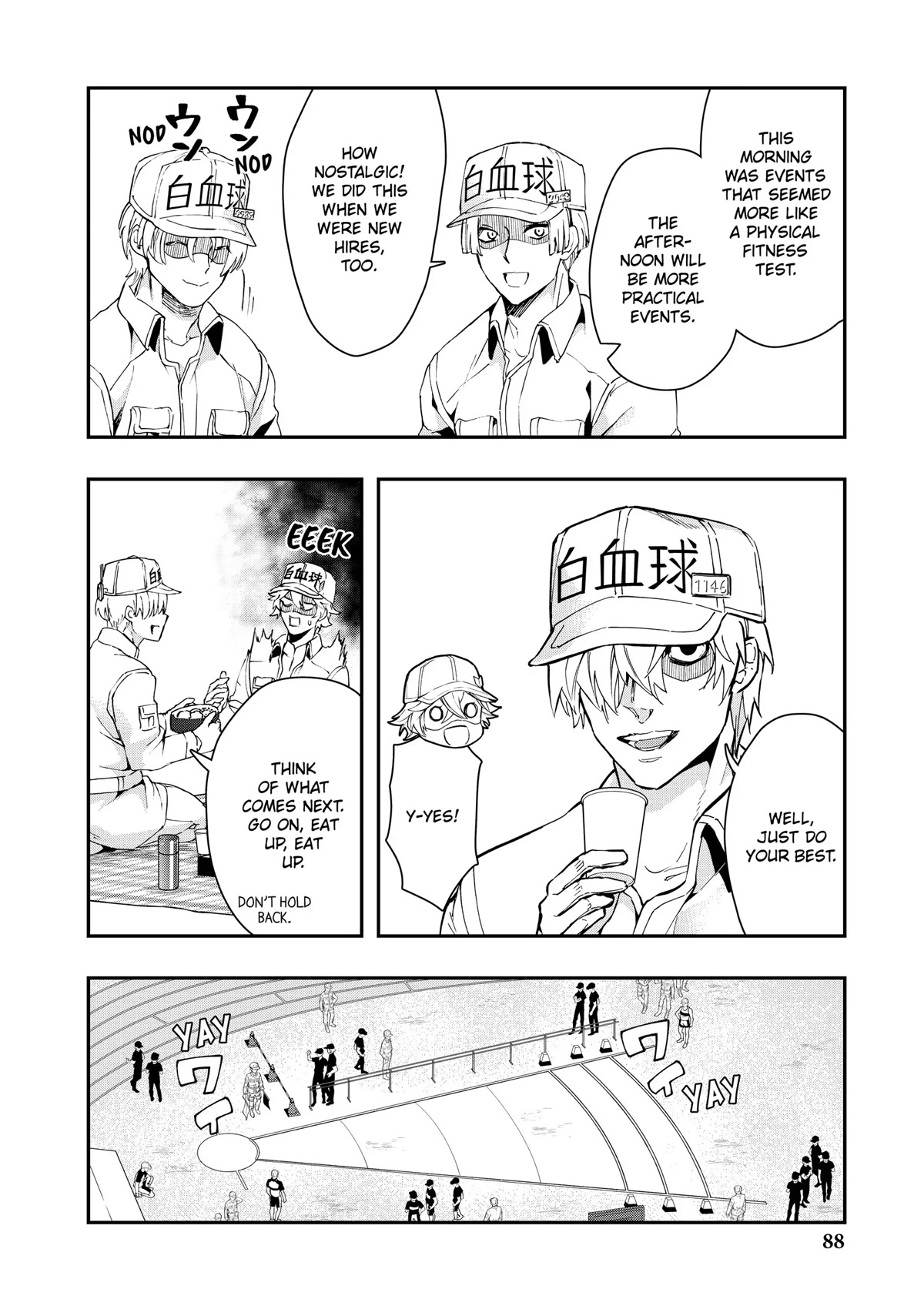 Hataraku Saibou WHITE Chapter 10 page 14 - Chapter 10