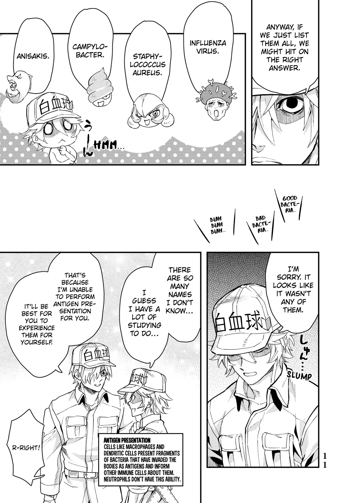 Hataraku Saibou WHITE Chapter 12 page 12 - Chapter 12
