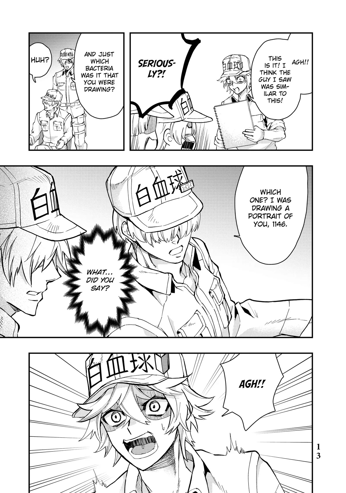 Hataraku Saibou WHITE Chapter 12 page 14 - Chapter 12
