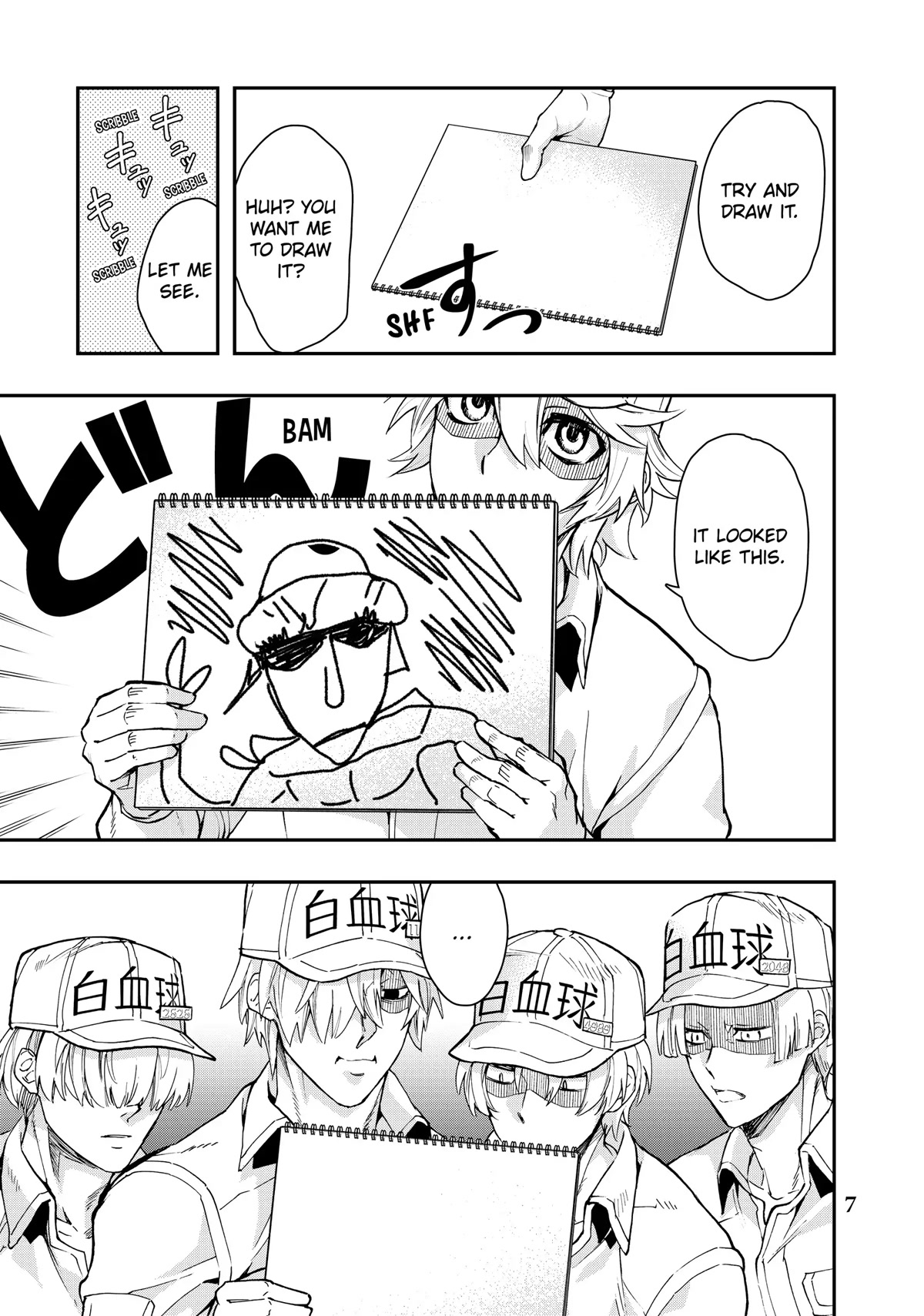 Hataraku Saibou WHITE Chapter 12 page 8 - Chapter 12
