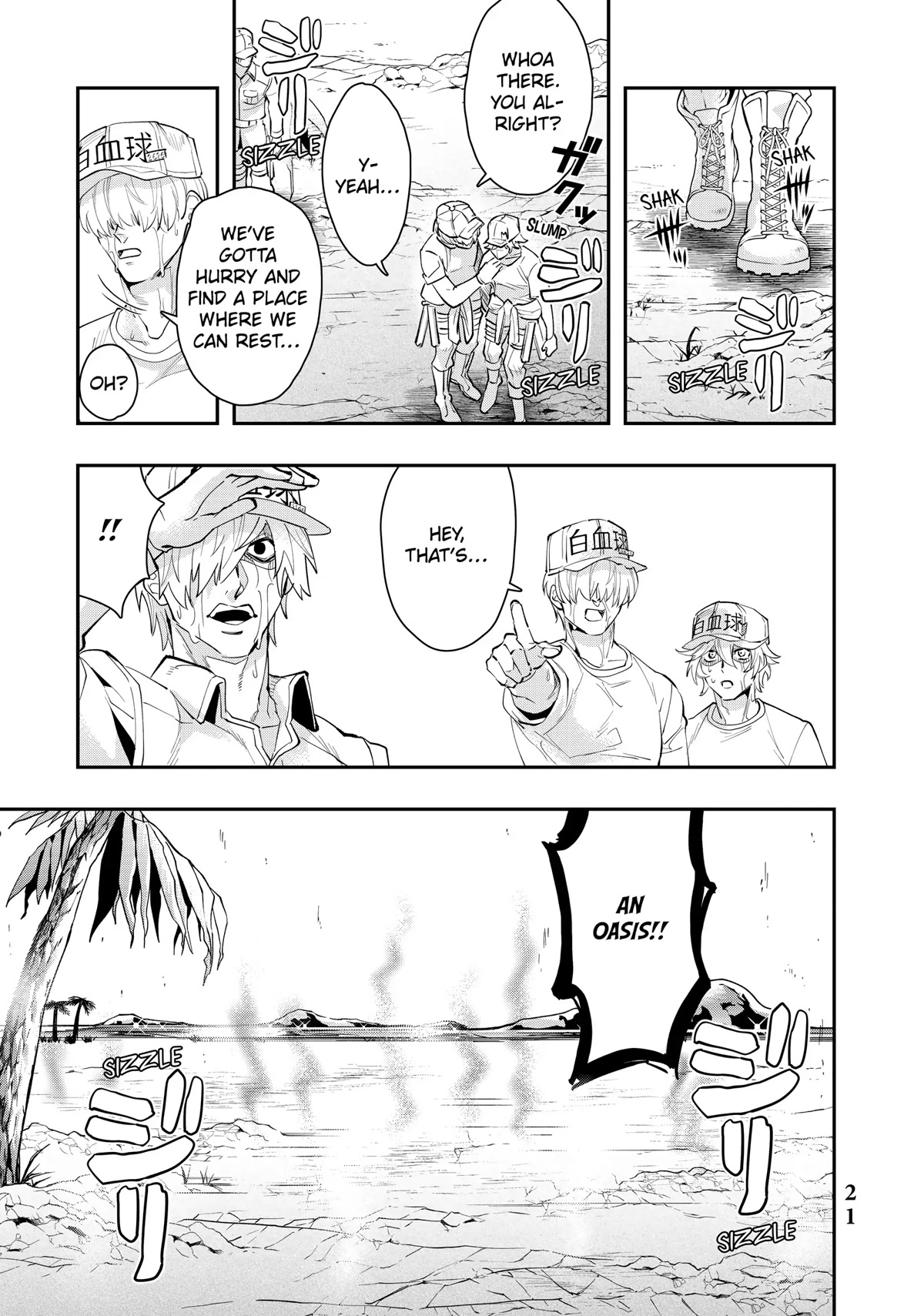 Hataraku Saibou WHITE Chapter 13 page 5 - Chapter 13