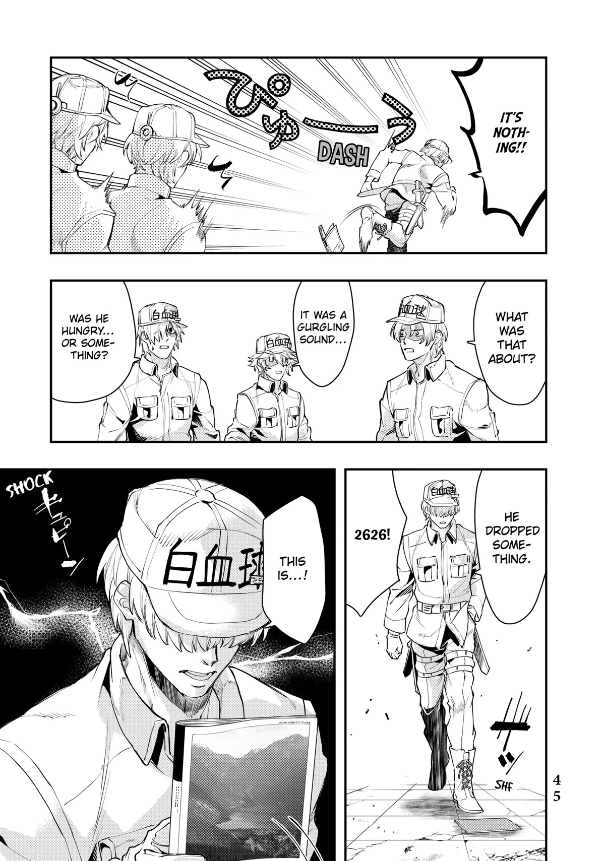 Hataraku Saibou WHITE Chapter 14 page 11 - Chapter 14
