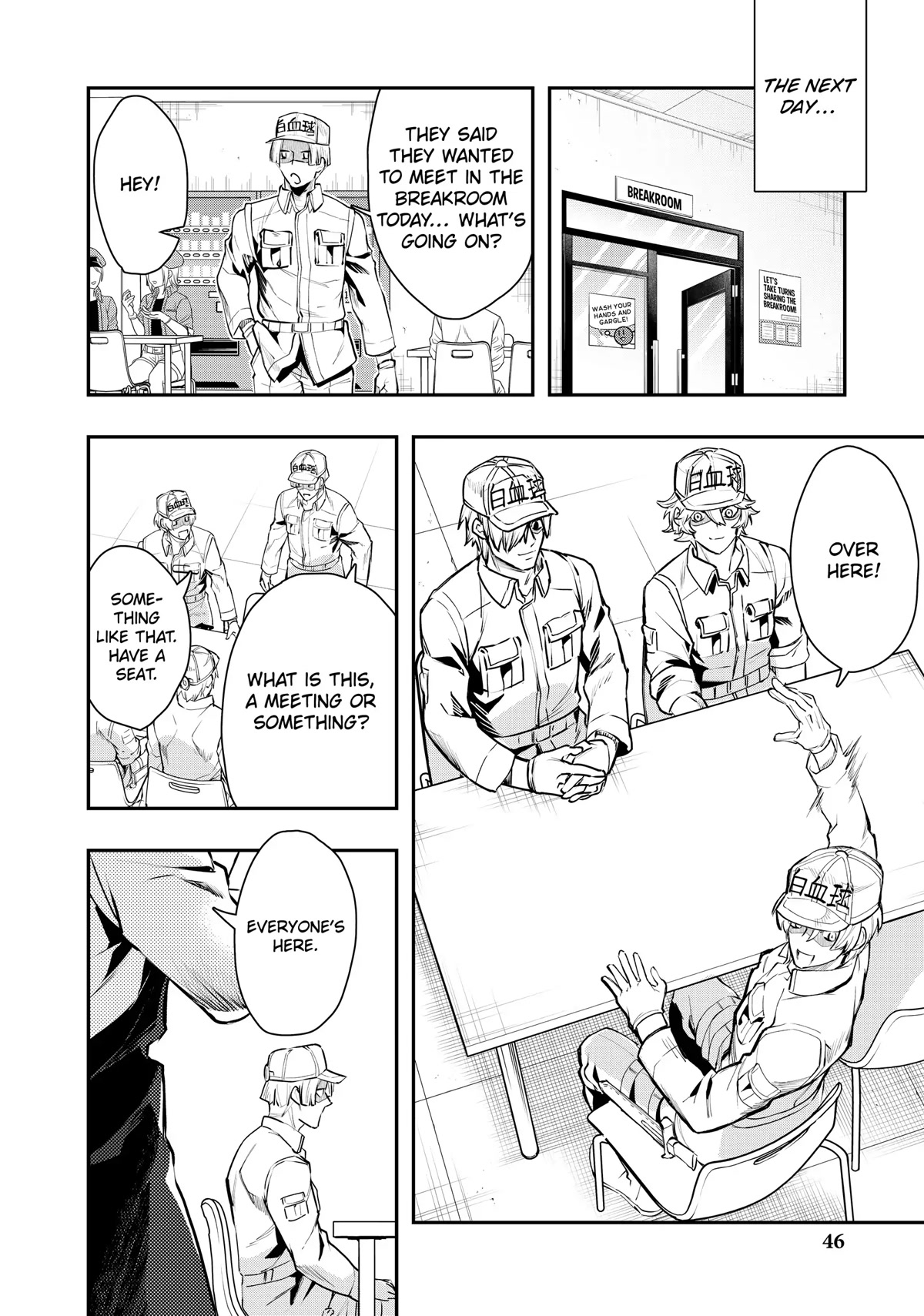 Hataraku Saibou WHITE Chapter 14 page 12 - Chapter 14