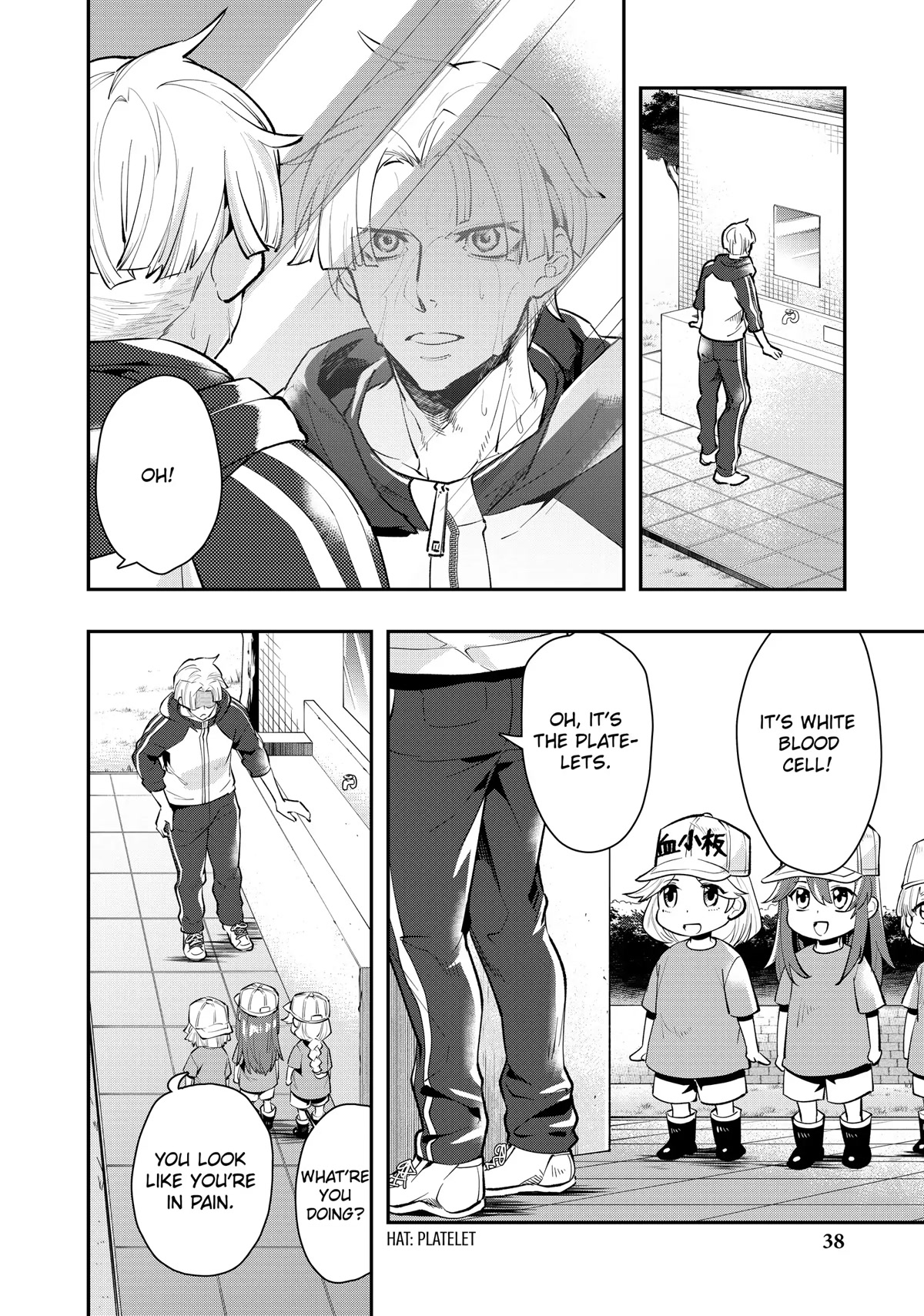Hataraku Saibou WHITE Chapter 14 page 4 - Chapter 14