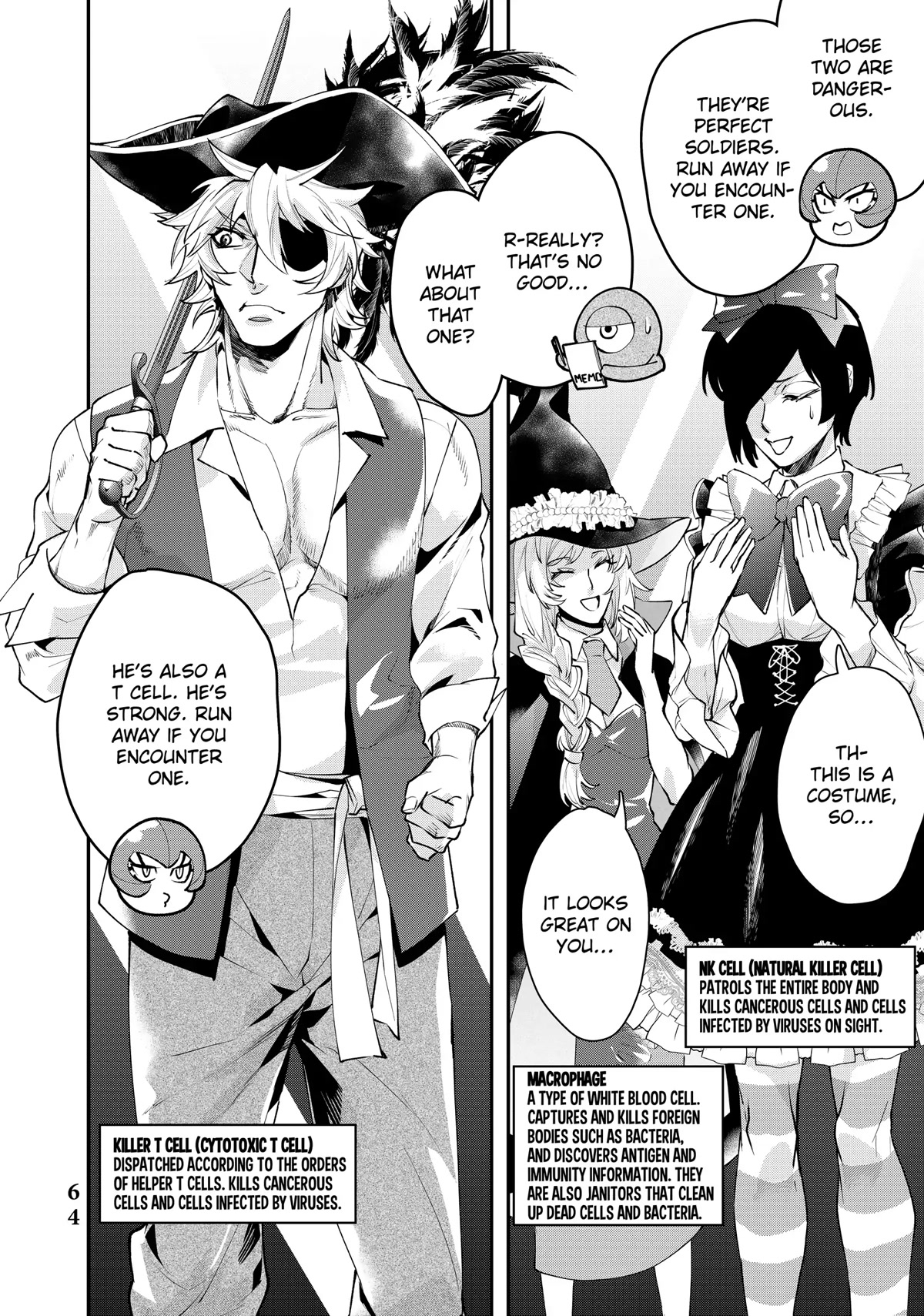 Hataraku Saibou WHITE Chapter 15 page 12 - Chapter 15