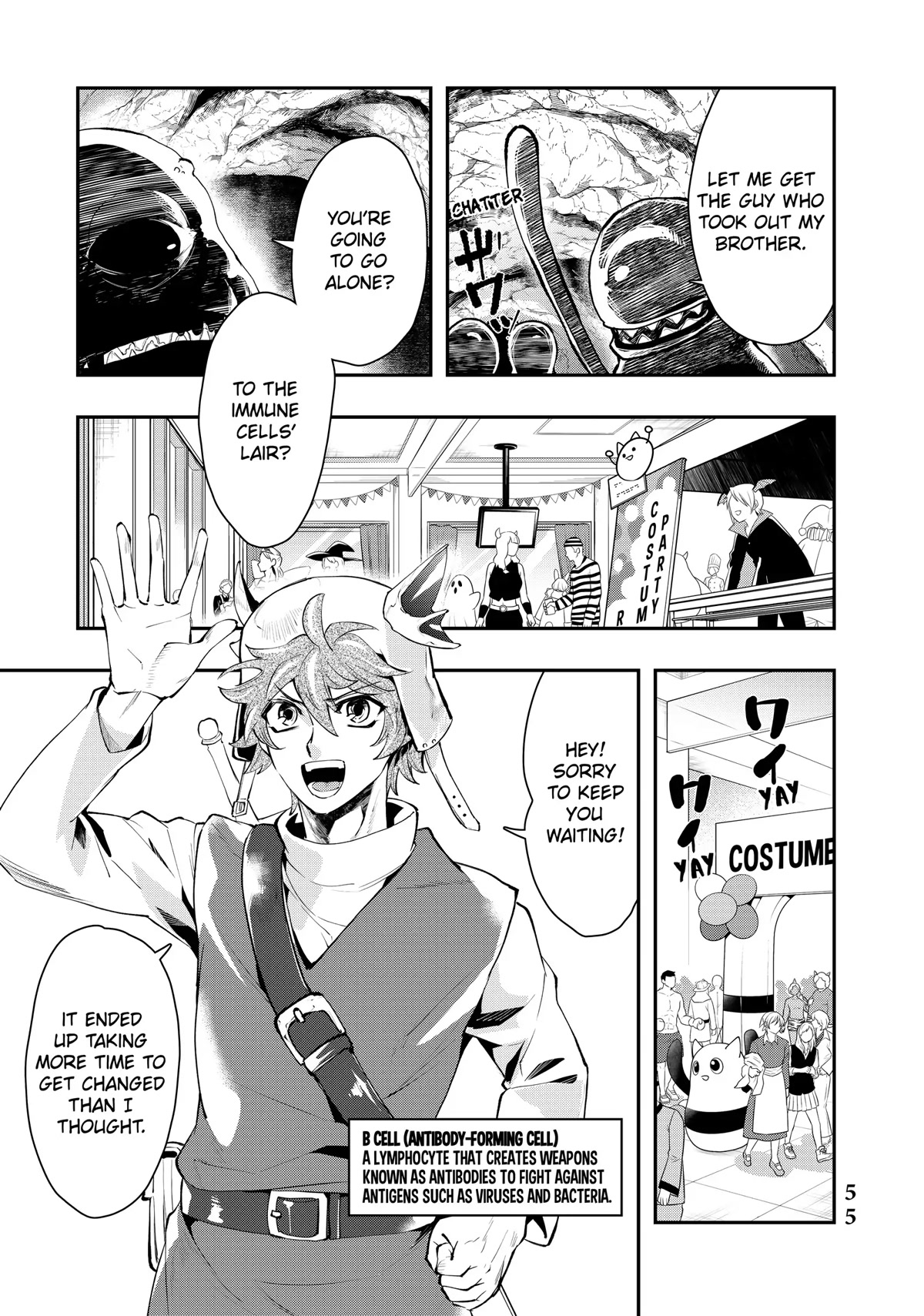 Hataraku Saibou WHITE Chapter 15 page 3 - Chapter 15