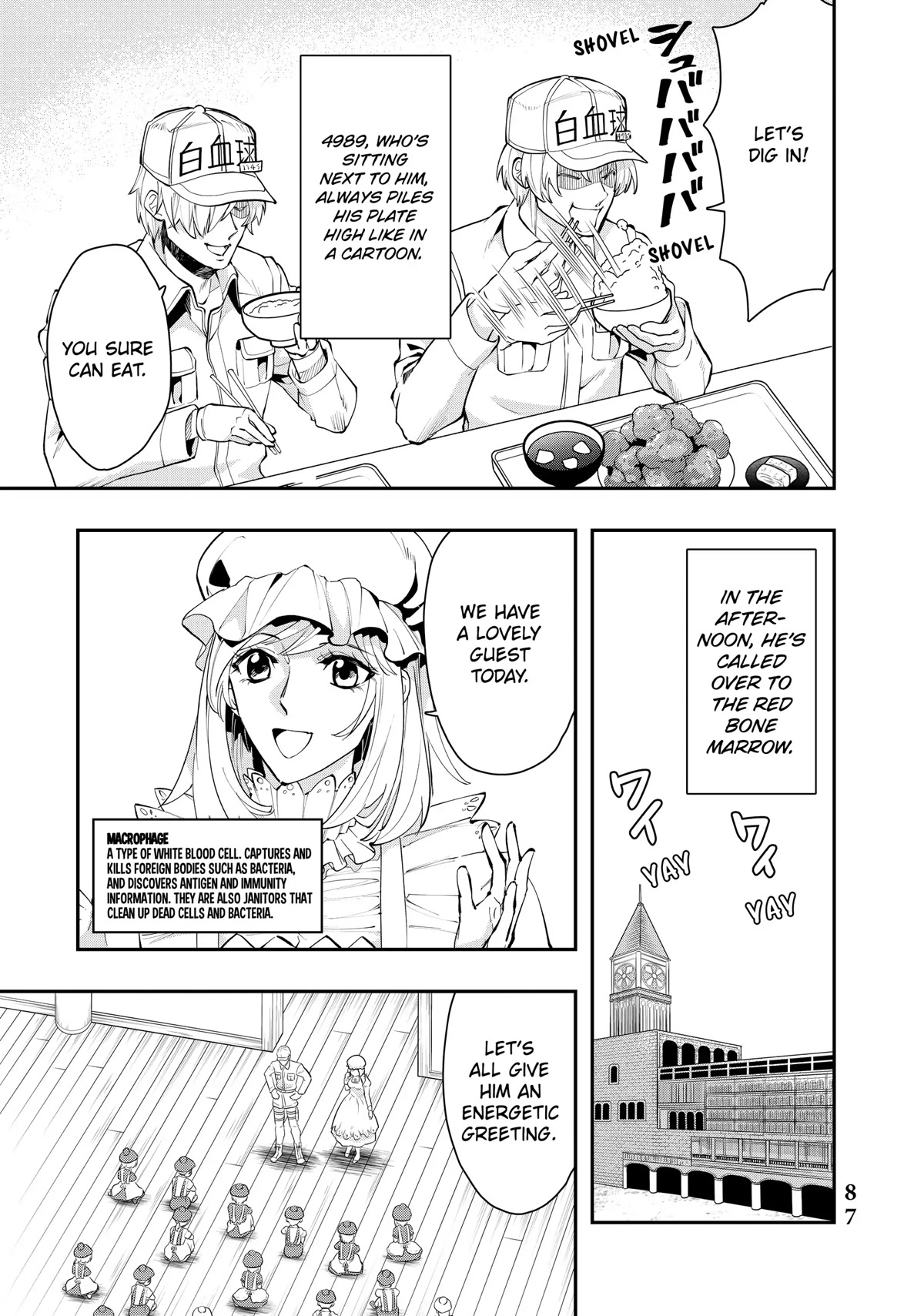 Hataraku Saibou WHITE Chapter 16 page 13 - Chapter 16