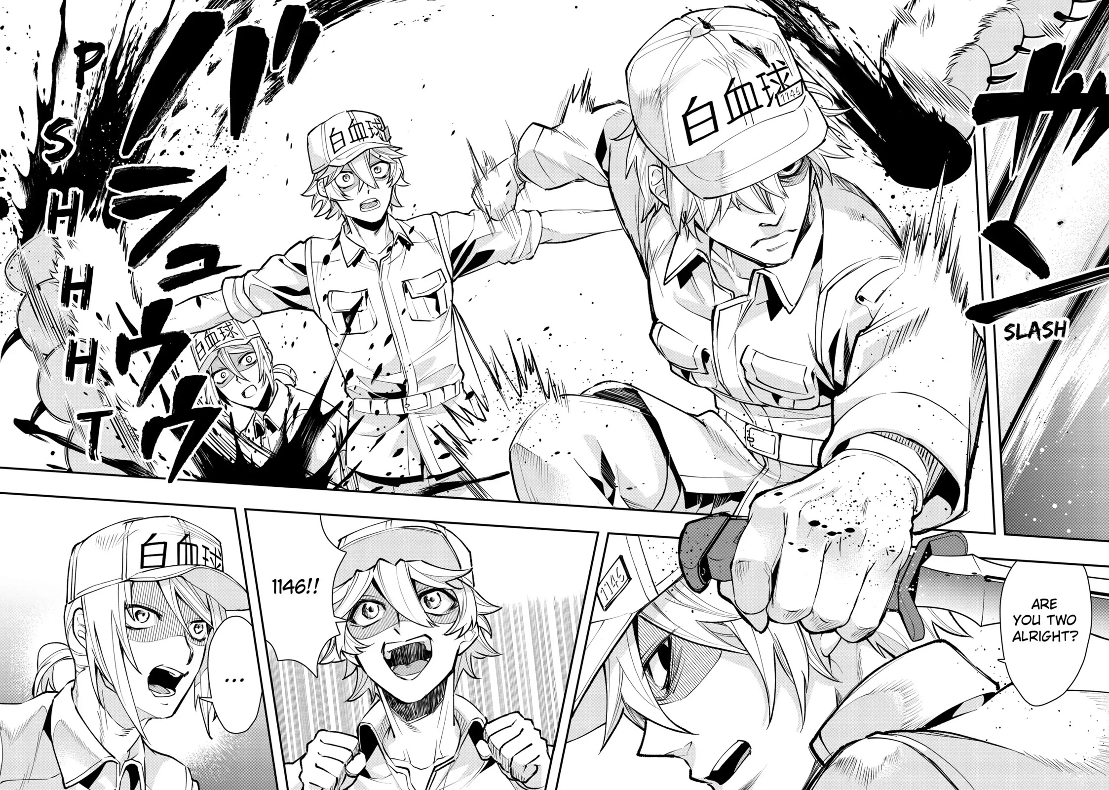 Hataraku Saibou WHITE Chapter 17 page 14 - Chapter 17
