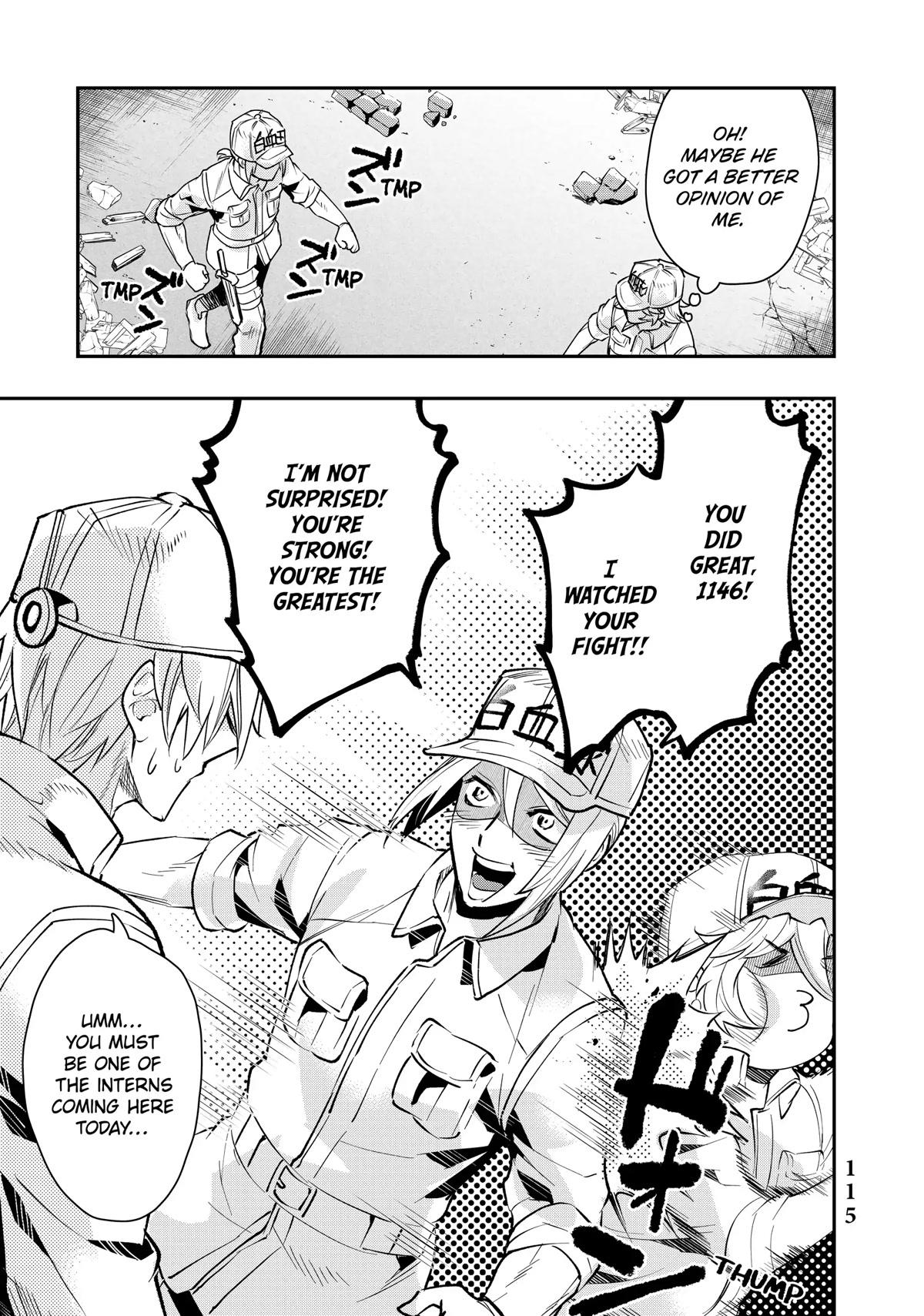 Hataraku Saibou WHITE Chapter 17 page 18 - Chapter 17