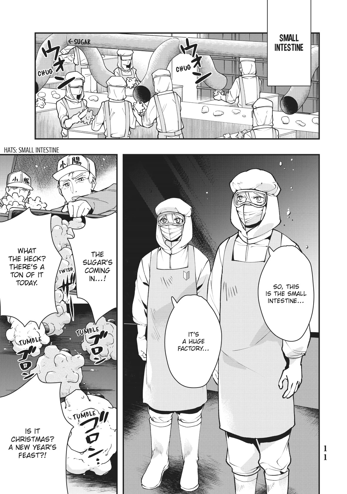 Hataraku Saibou WHITE Chapter 18 page 12 - Chapter 18