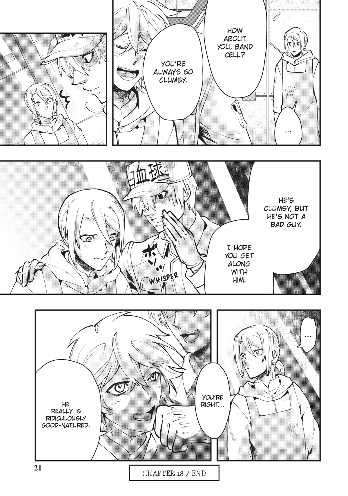 Hataraku Saibou WHITE Chapter 18 page 22 - Chapter 18