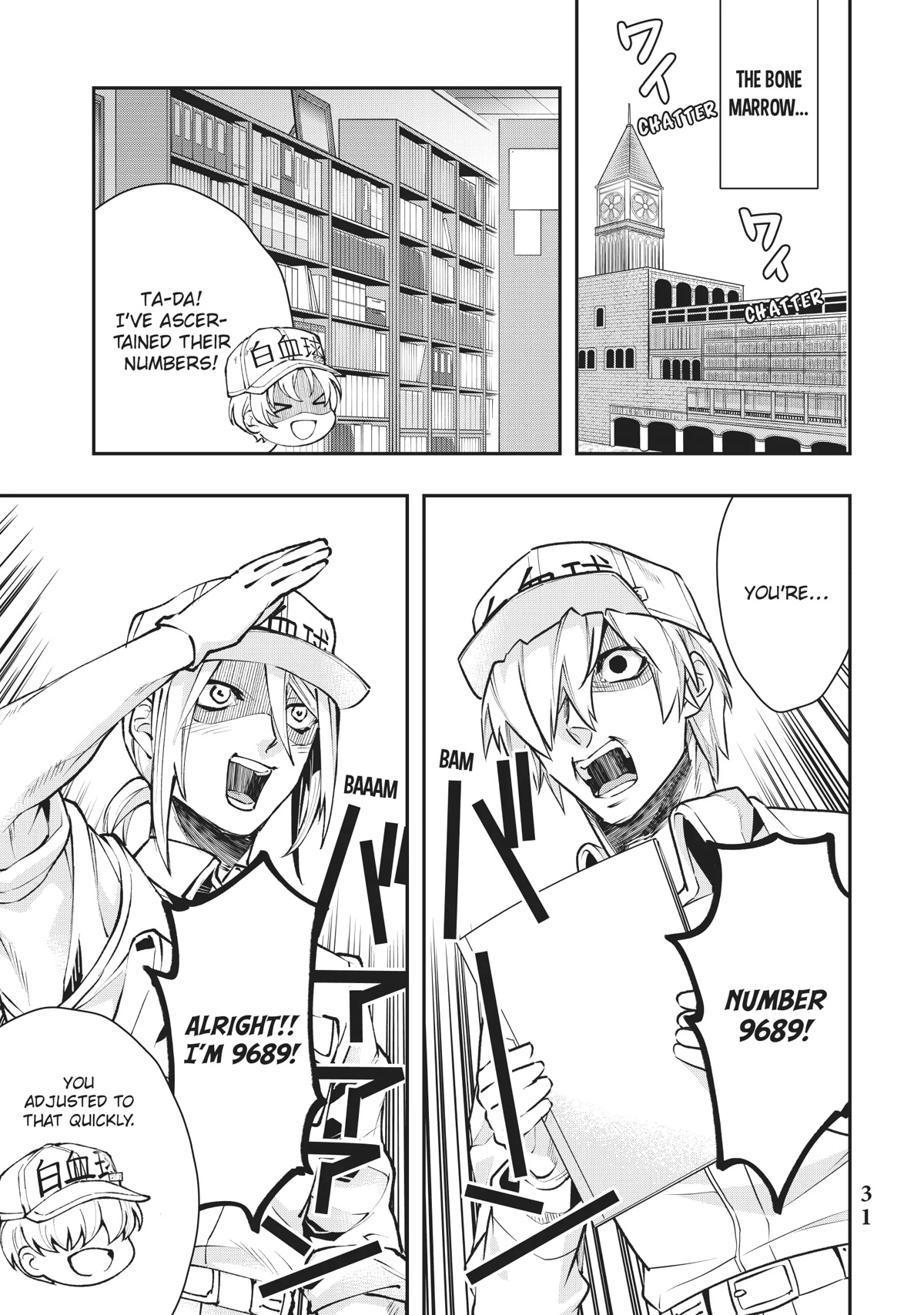 Hataraku Saibou WHITE Chapter 19 page 9 - Chapter 19