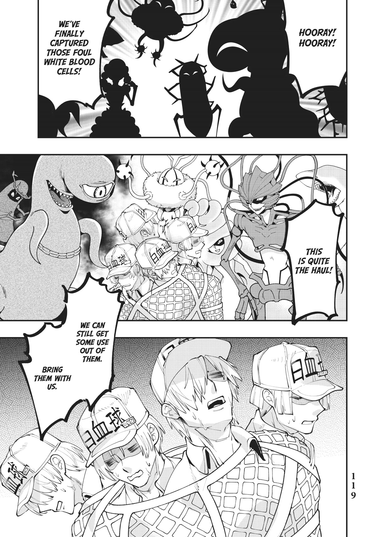 Hataraku Saibou WHITE Chapter 23 page 17 - Chapter 23
