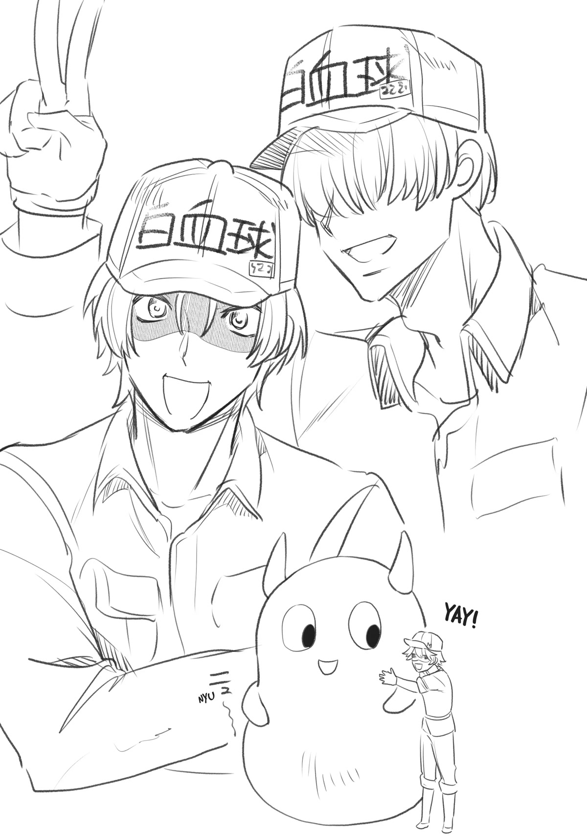 Hataraku Saibou WHITE Chapter 24 page 27 - Chapter 24 [END]