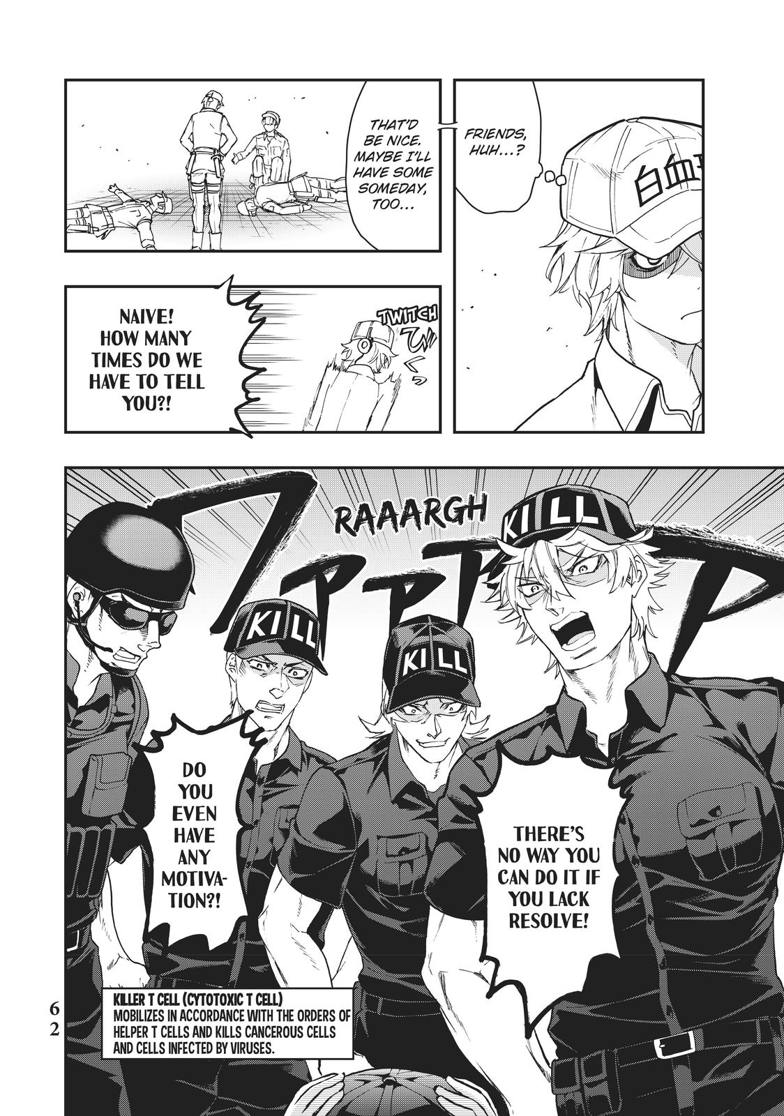 Hataraku Saibou WHITE Chapter 3 page 4 - Chapter 3