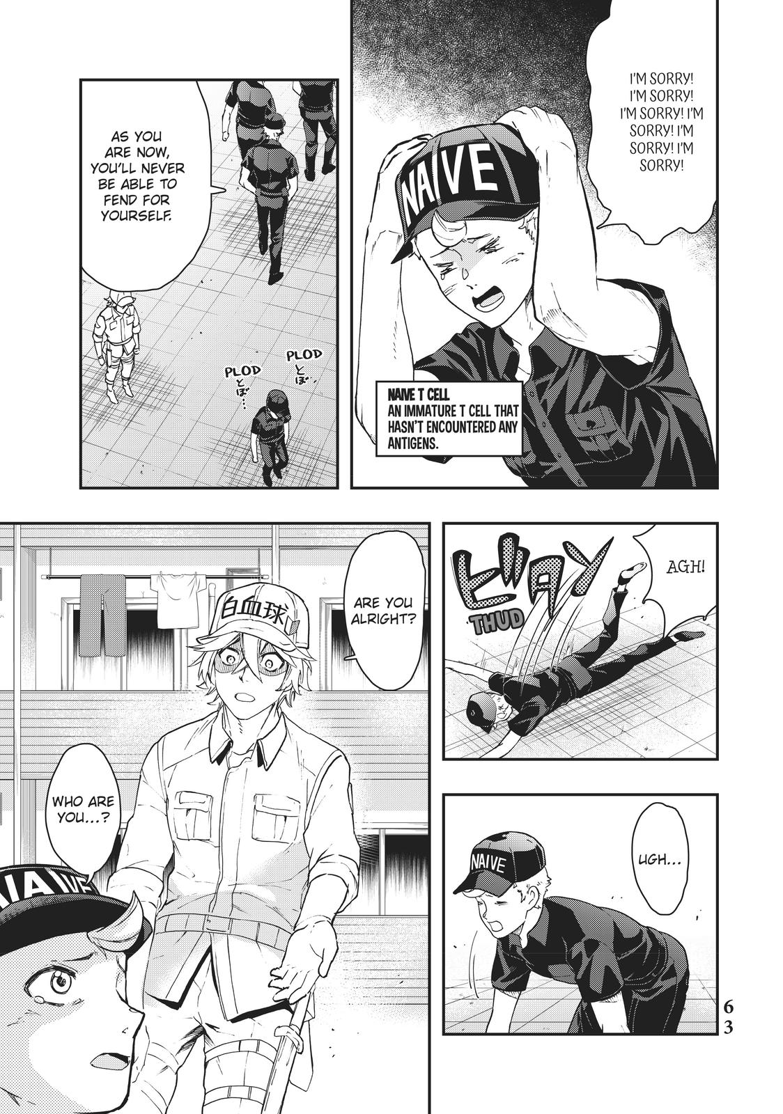 Hataraku Saibou WHITE Chapter 3 page 5 - Chapter 3