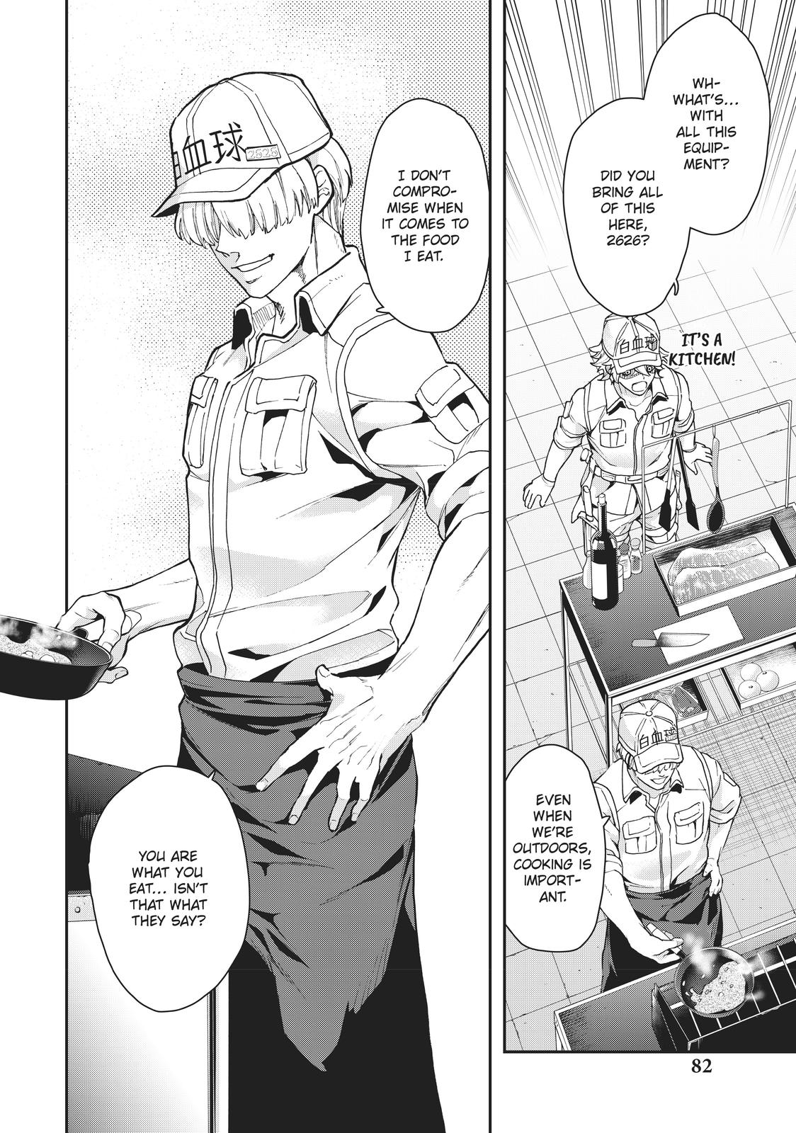 Hataraku Saibou WHITE Chapter 4 page 10 - Chapter 4