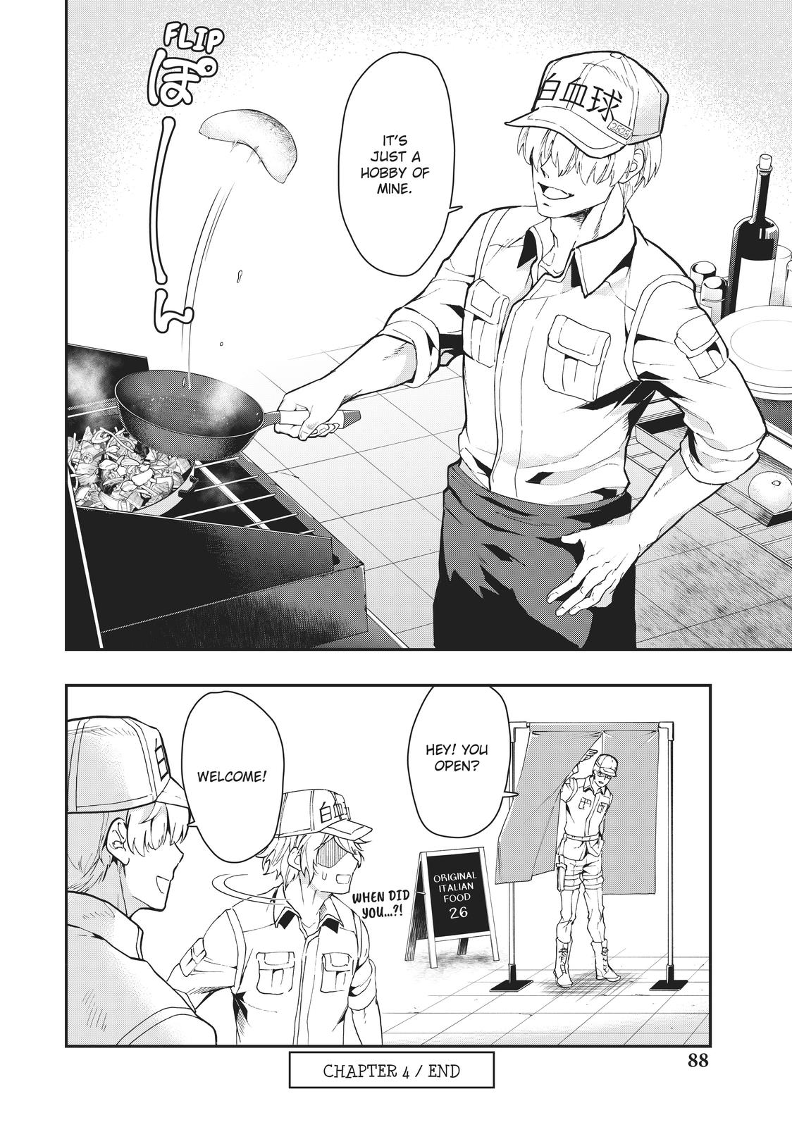 Hataraku Saibou WHITE Chapter 4 page 16 - Chapter 4