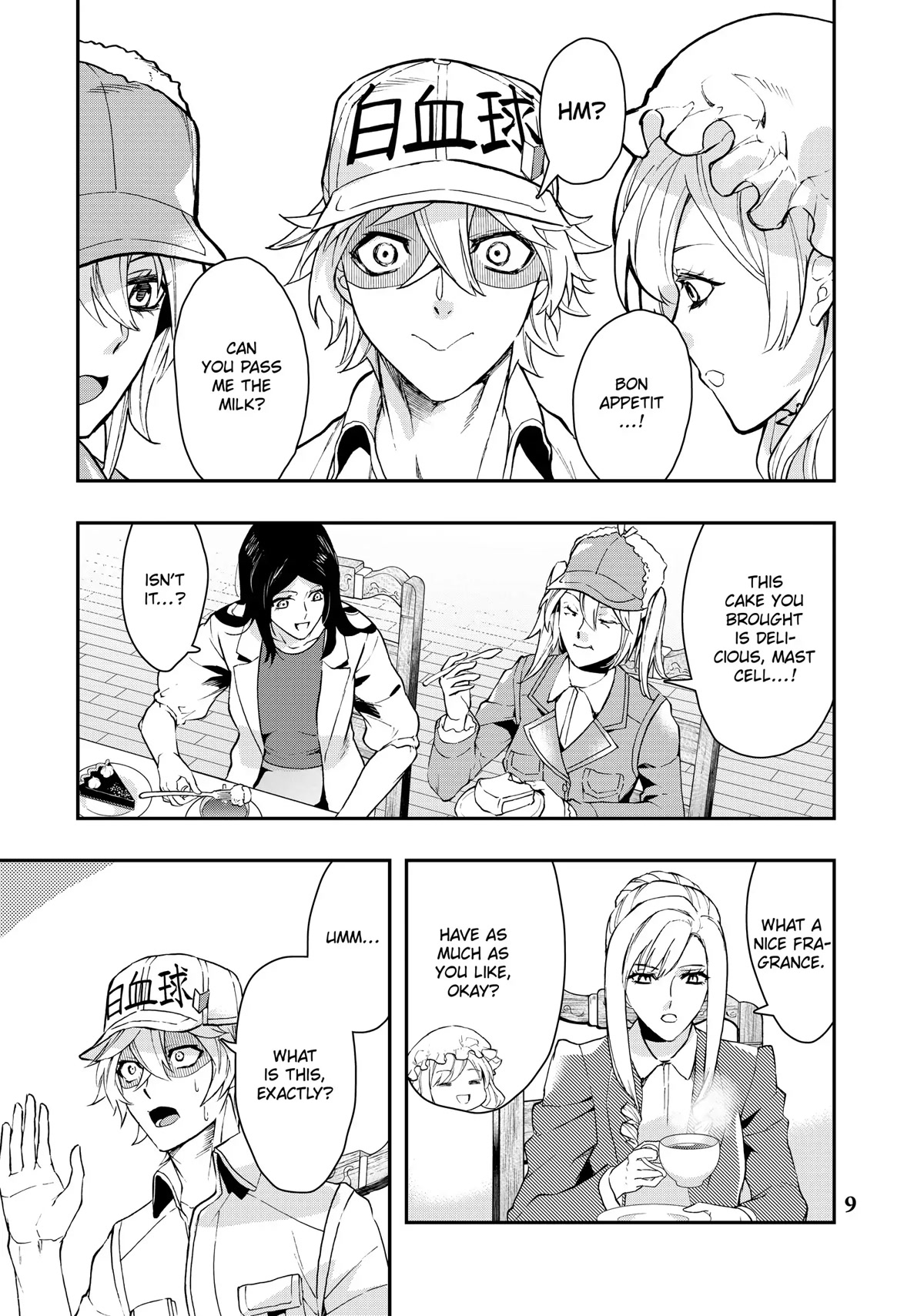 Hataraku Saibou WHITE Chapter 7 page 10 - Chapter 7