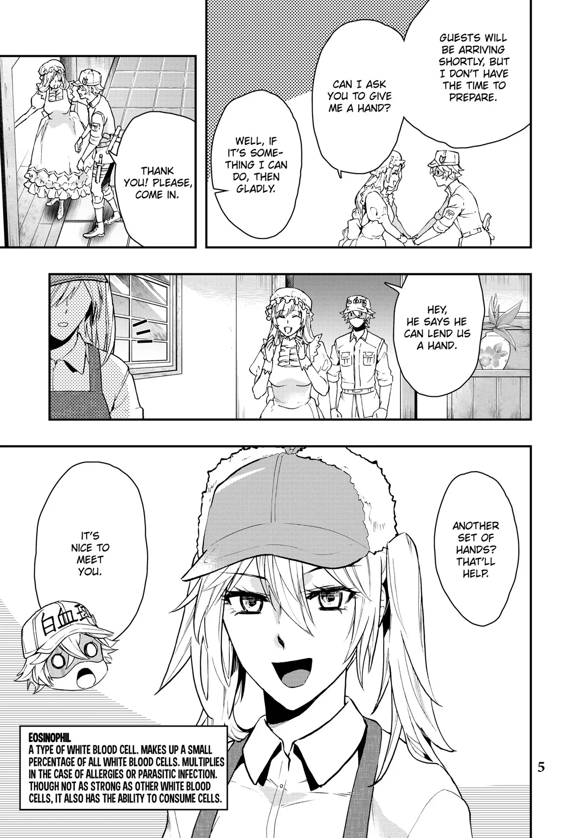 Hataraku Saibou WHITE Chapter 7 page 6 - Chapter 7